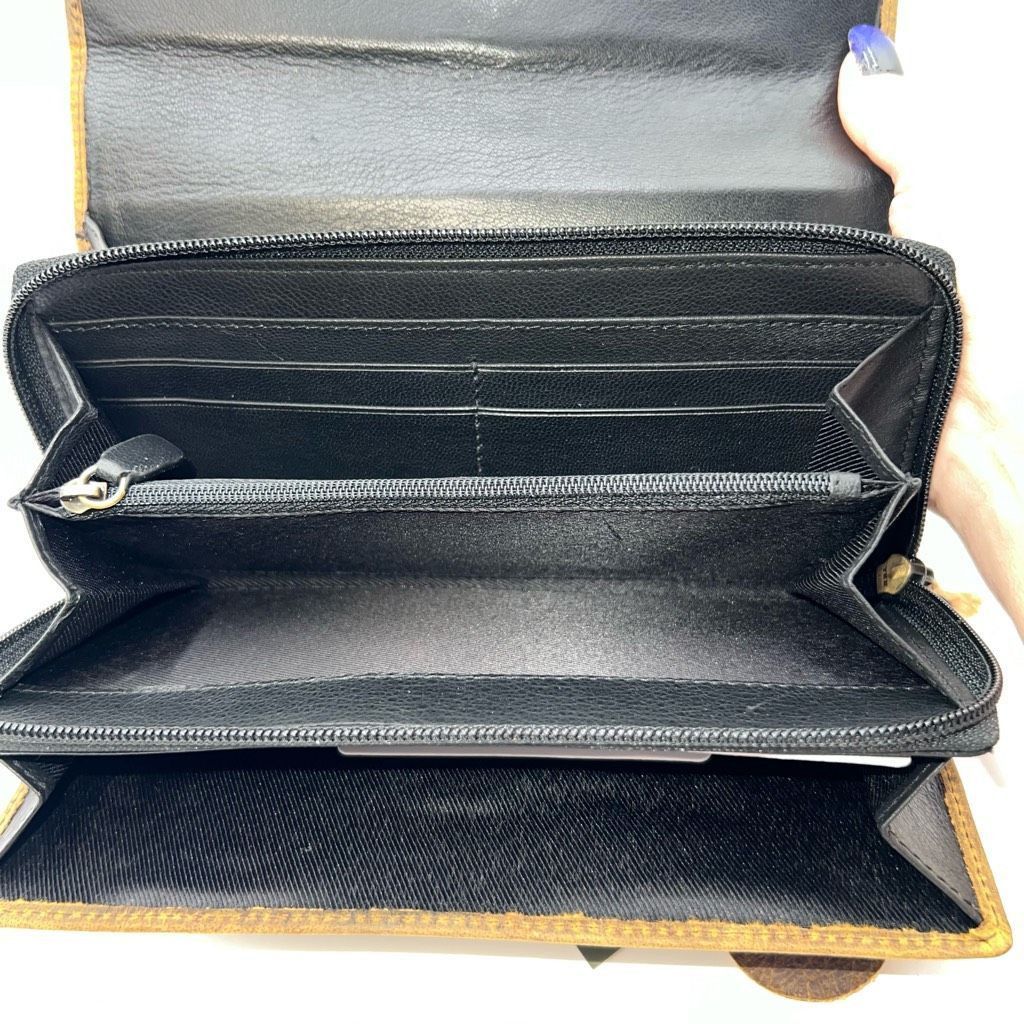 Other Myra Bag Leather Wallet RFID Safe with Distressed Look and Kisslock Size ONE SIZE - 7 Thumbnail