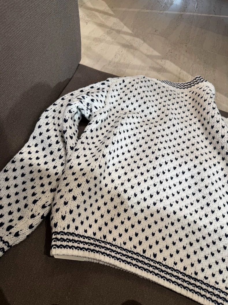 Loro Piana LORO PIANA Pure cotton knit sweater Size XS / US 0-2 / IT 36-38 - 2 Thumbnail
