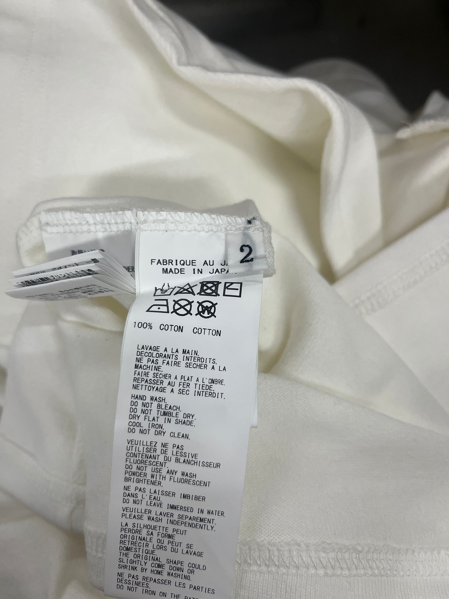 Yohji Yamamoto "Make Love Not War" Long Sleeve Graphic T-Shirt Size US M / EU 48-50 / 2 - 7 Thumbnail