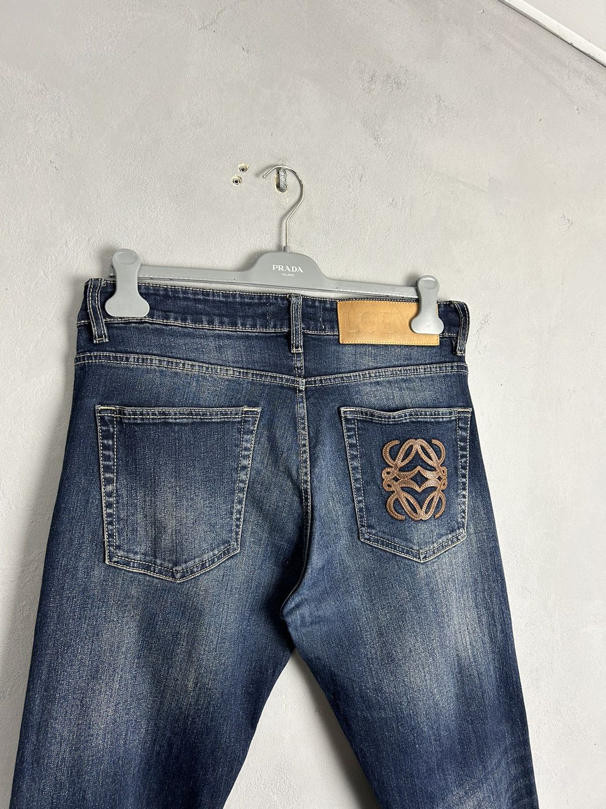 Loewe LOEWE Anagram Denim Jeans Made in Italy W34 Luxury Designer Size US 34 / EU 50 - 2 Thumbnail