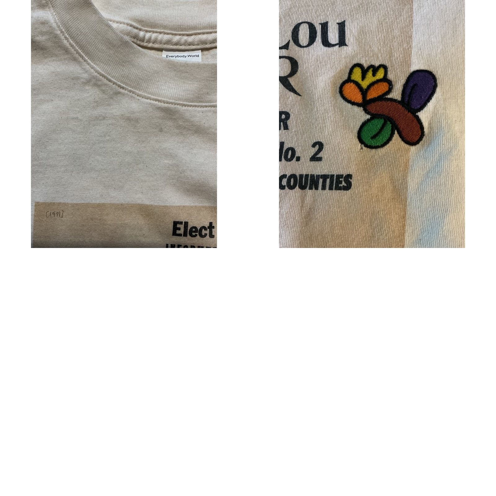 Vintage VINTAGE Everybody .World Hana Ward Ochi Projects Mrs Fannie Lou Hamer Solo Show T-Shirt Mens S Natural Shirt Size US S / EU 44-46 / 1 - 8 Thumbnail