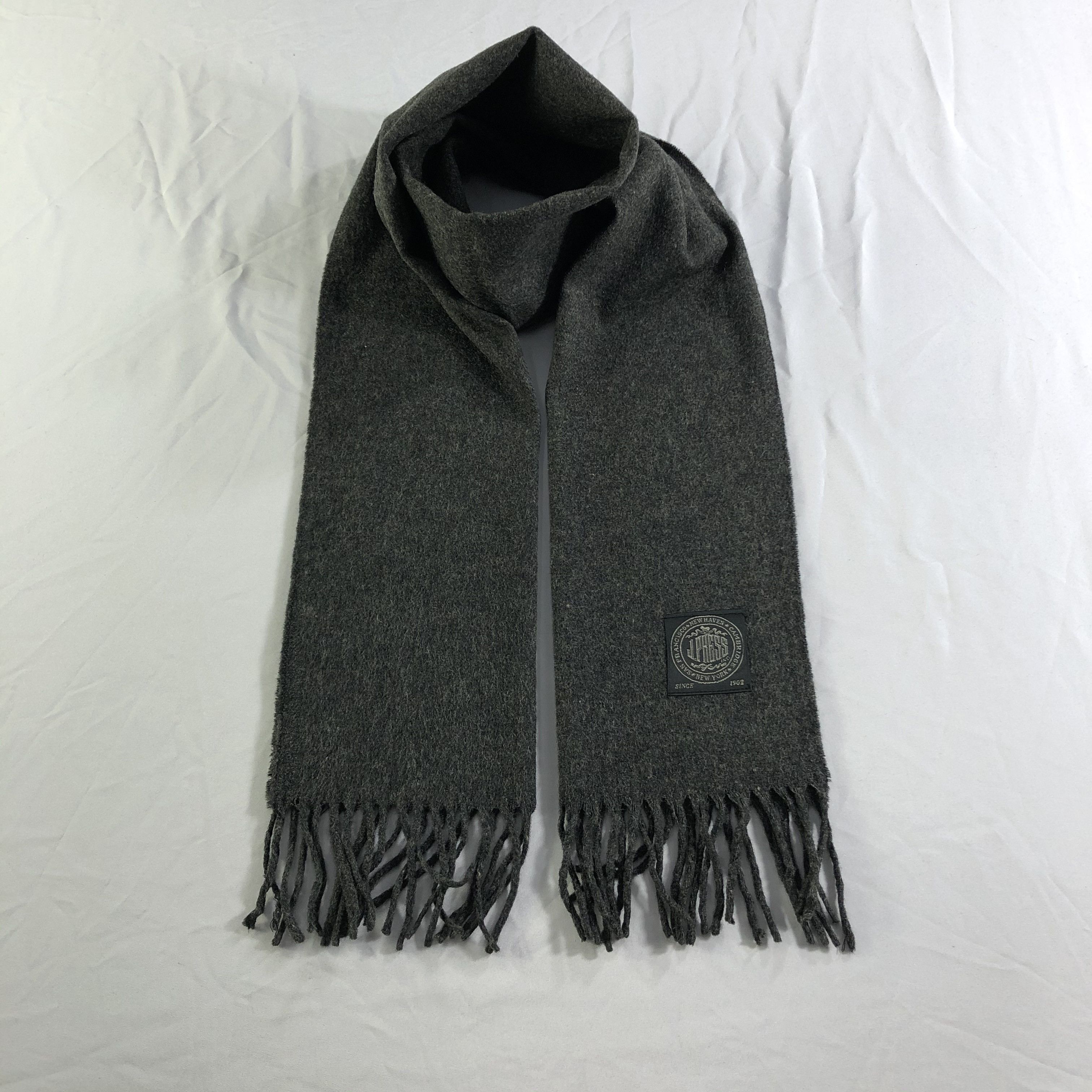 J. Press J. Press Wool Scarf Muffler Neckwear V2472 Size ONE SIZE - 1 Thumbnail