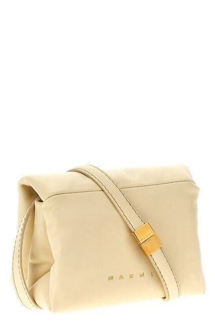 Marni MARNI Ivory Leather Shoulder Bag New & Authentic Size ONE SIZE - 2 Thumbnail