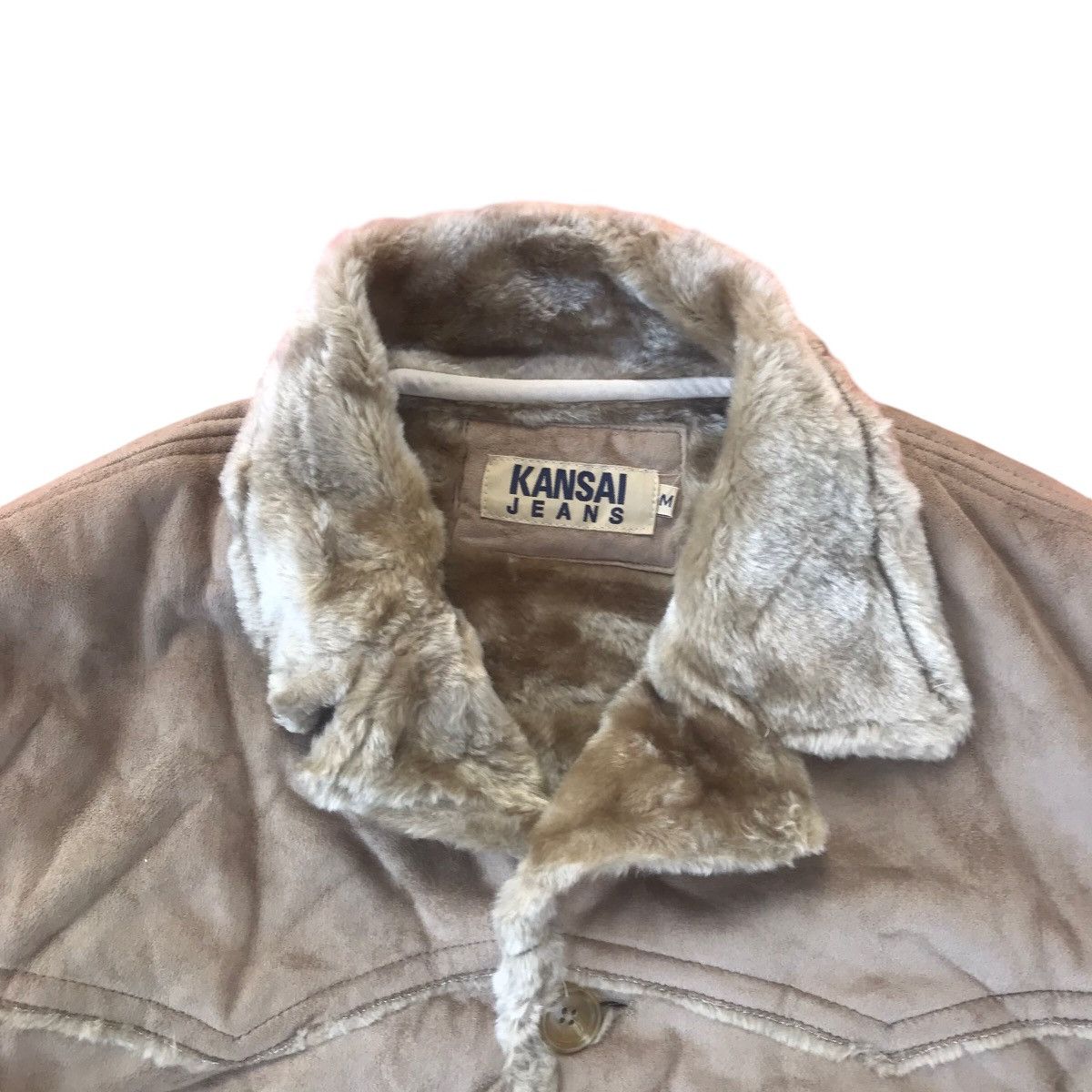Japanese Brand × Kansai Yamamoto KANSAI YAMAMOTO GENUINE SHERPA LEATHER JACKET Size US M / EU 48-50 / 2 - 6 Thumbnail