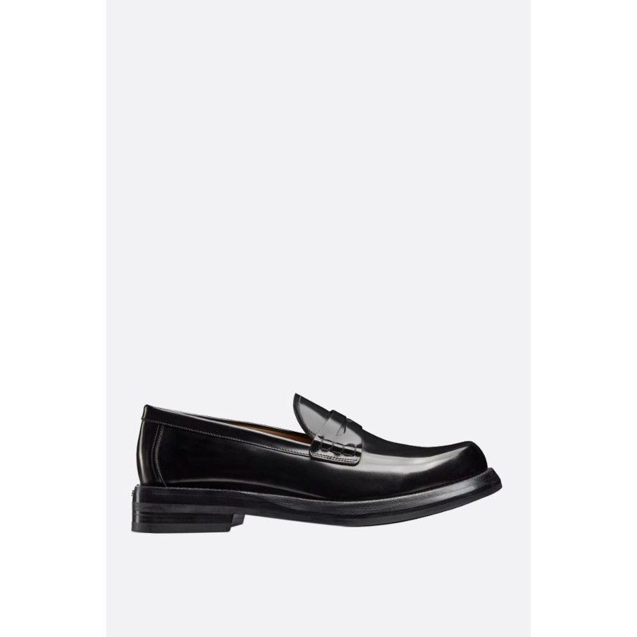 Dior DIOR Black Leather Loafers New & Authentic (Men's size:11;) Size US 11 / EU 44 - 1 Thumbnail