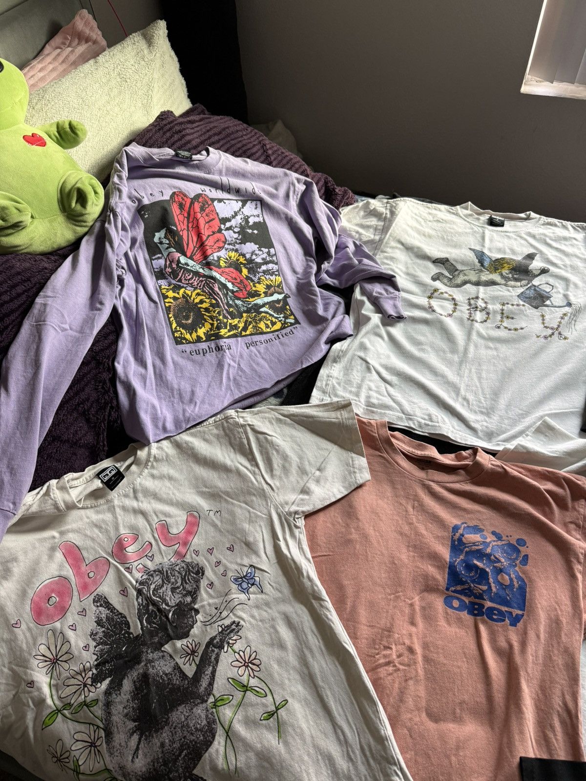 Obey OBEY Bundle (6 Pieces) Tees + Long Sleeves Streetwear Lot Size US M / EU 48-50 / 2 - 1 Thumbnail