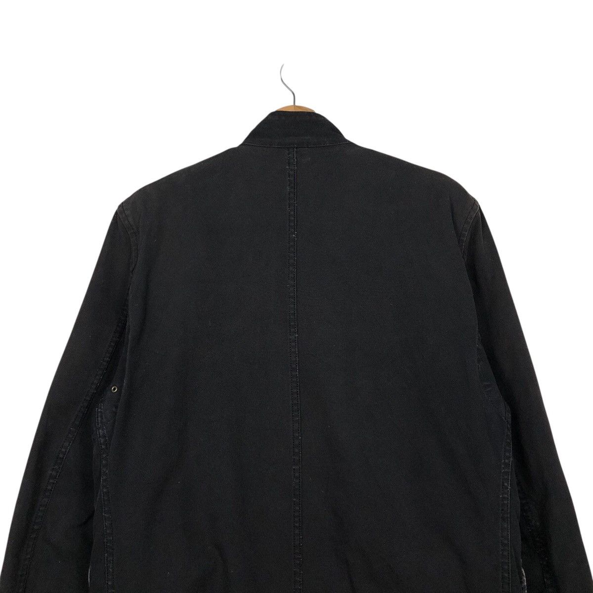 PPFM Rich Black Biker Jacket PPFM Asymmetrical Pocket Punk Style Size US M / EU 48-50 / 2 - 10 Thumbnail