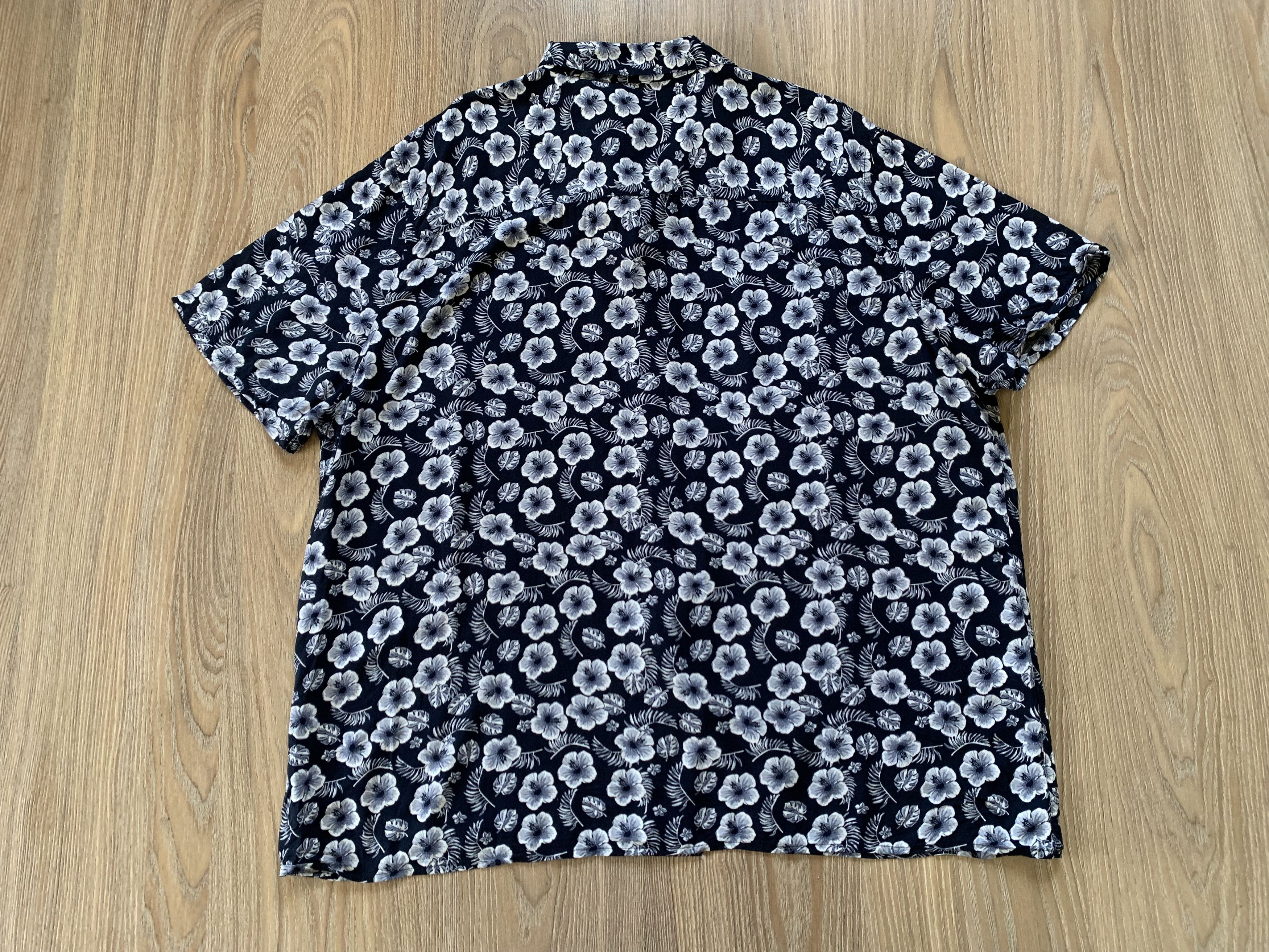 Other Easy Flower Print Hawaiian Shirt Size US XXL / EU 58 / 5 - 3 Thumbnail