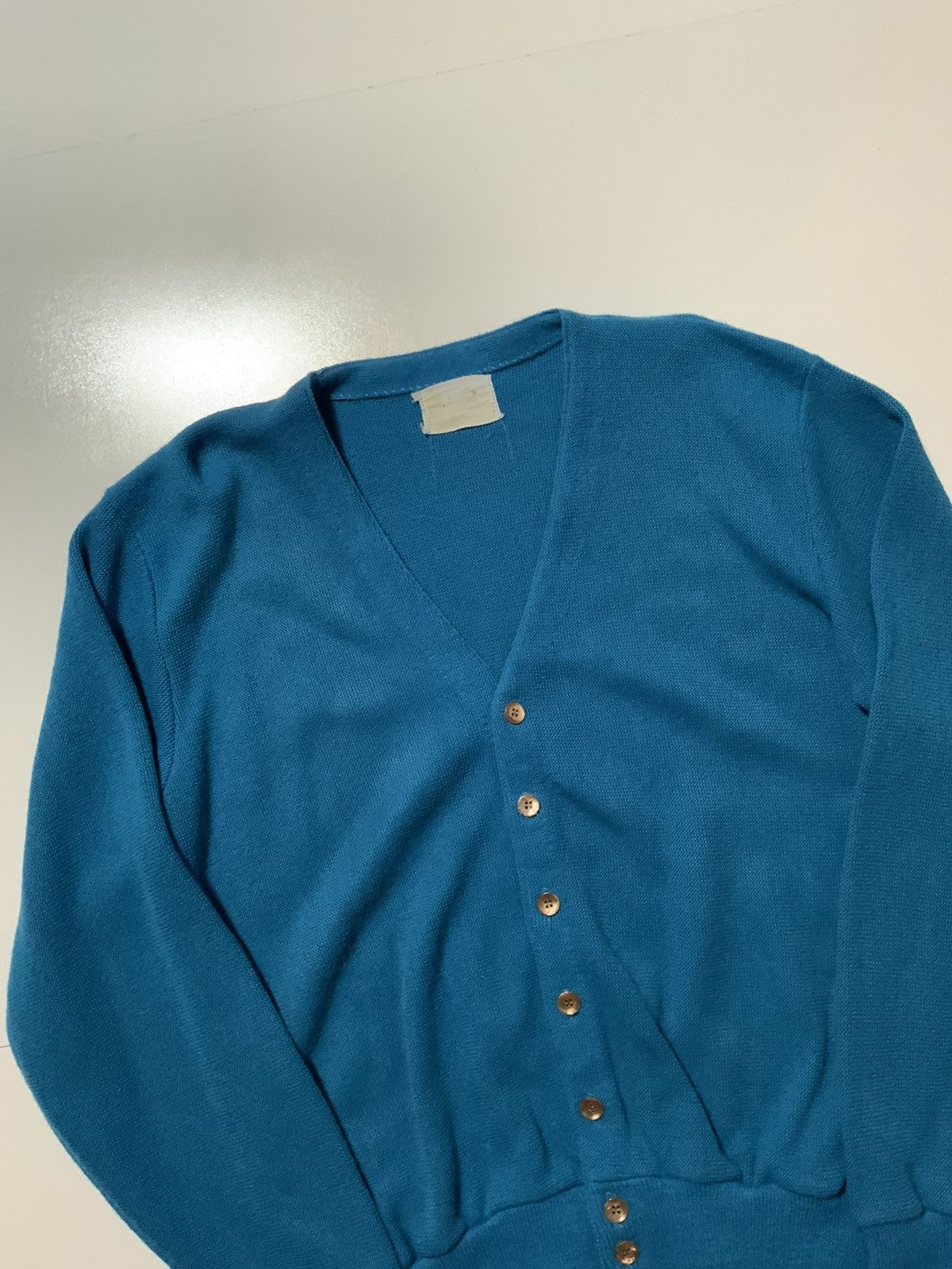Sears × Vintage VTG 60s 70s Kings Road Sears Rockabilly Cardigan Sweater Size US L / EU 52-54 / 3 - 3 Thumbnail