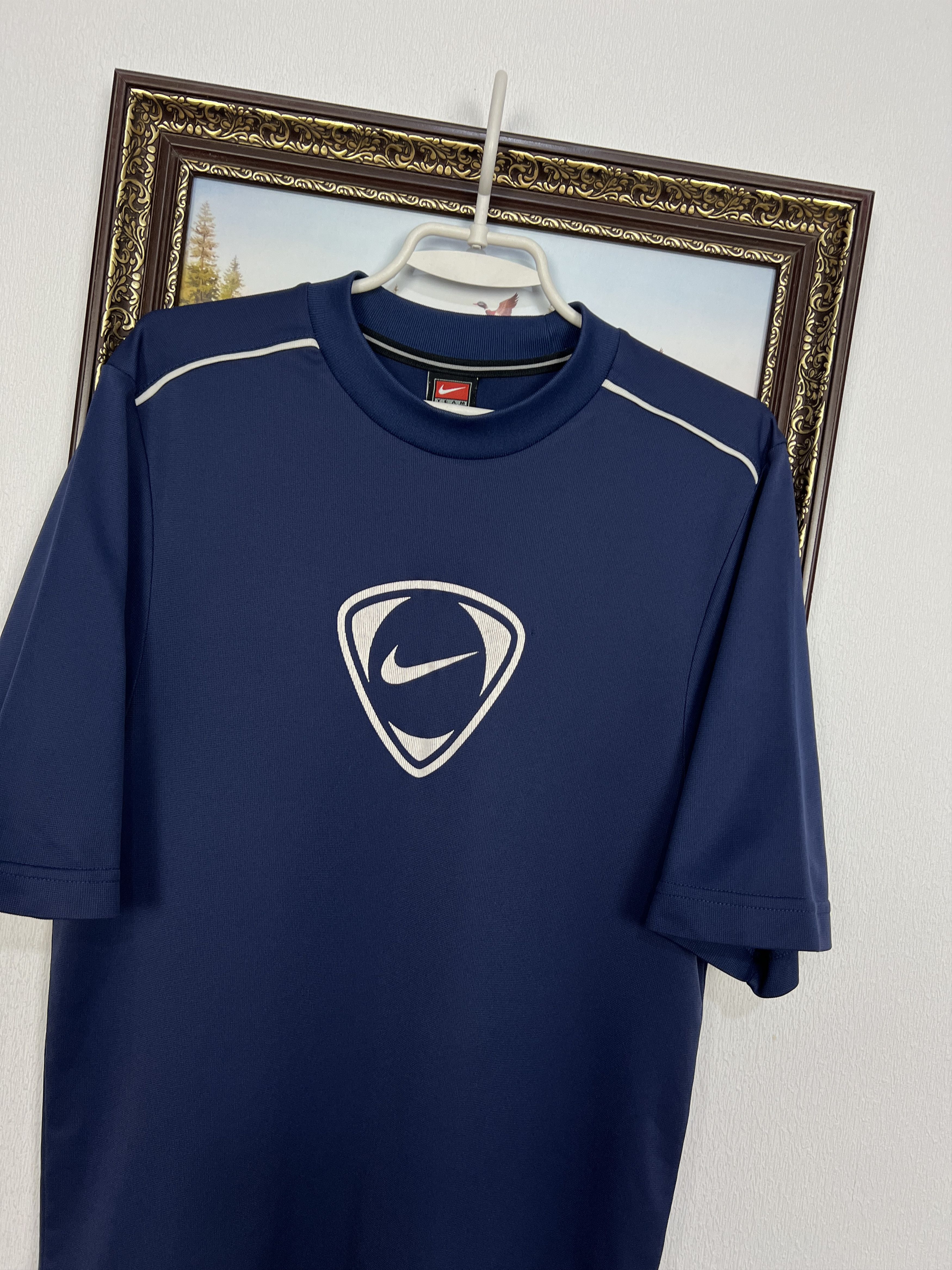 Nike Vintage Sport Template Big Center Logo Shirt Swoosh Jersey Size US M / EU 48-50 / 2 - 3 Thumbnail