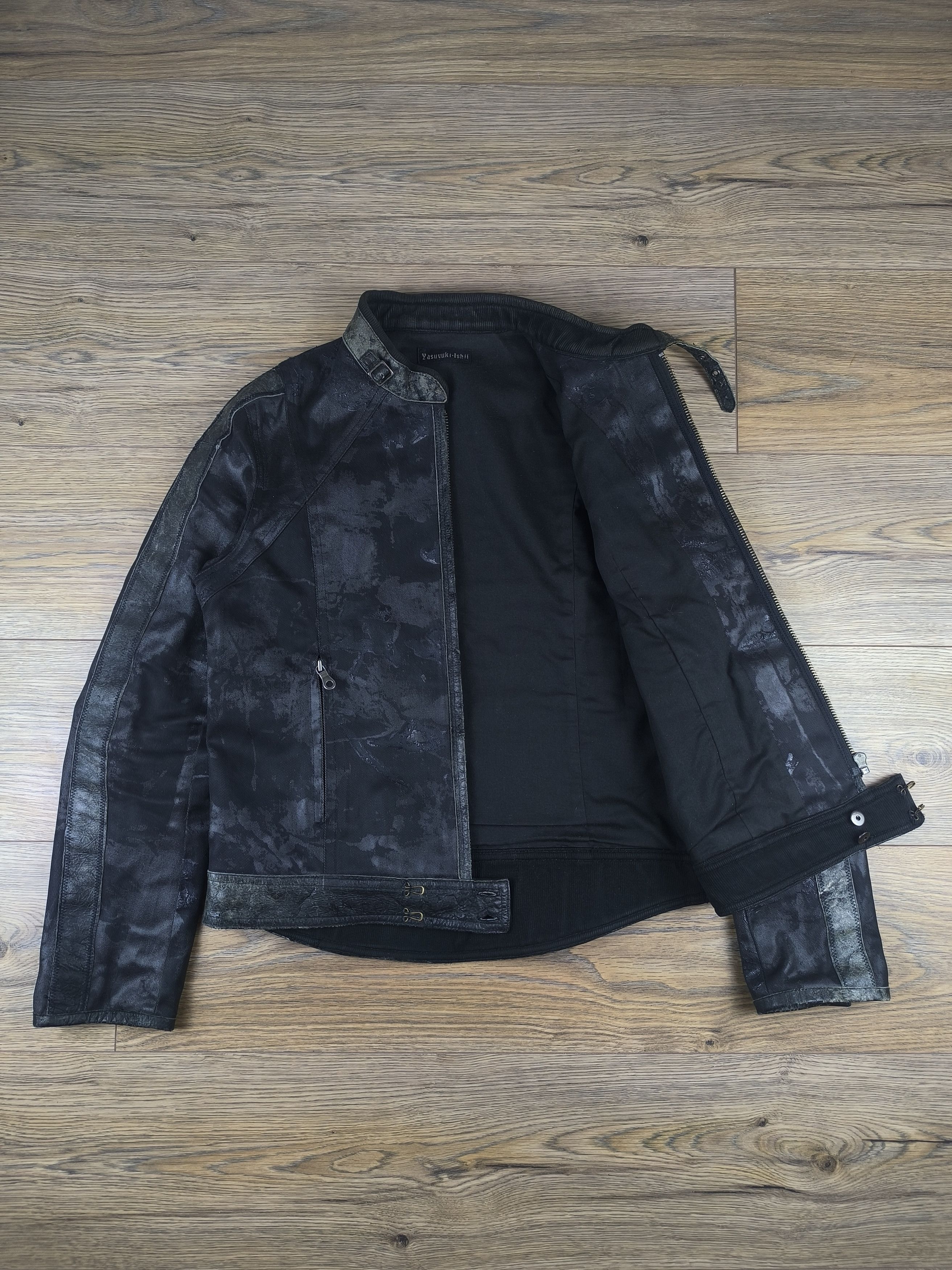 Yasuyuki Ishii yasuyuki ishii apocalyptic leather & waxed jacket Size US M / EU 48-50 / 2 - 5 Thumbnail