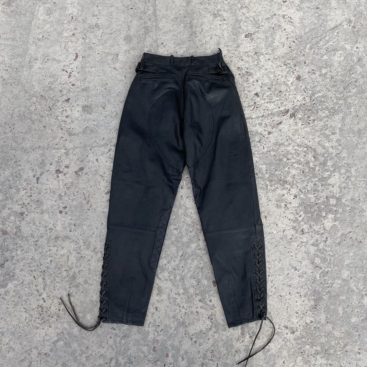 Vintage Vintage Moto Leather Pants 36 Size Y2K 90s USA Hype Japan Size 36" / US 14 / IT 50 - 2 Thumbnail