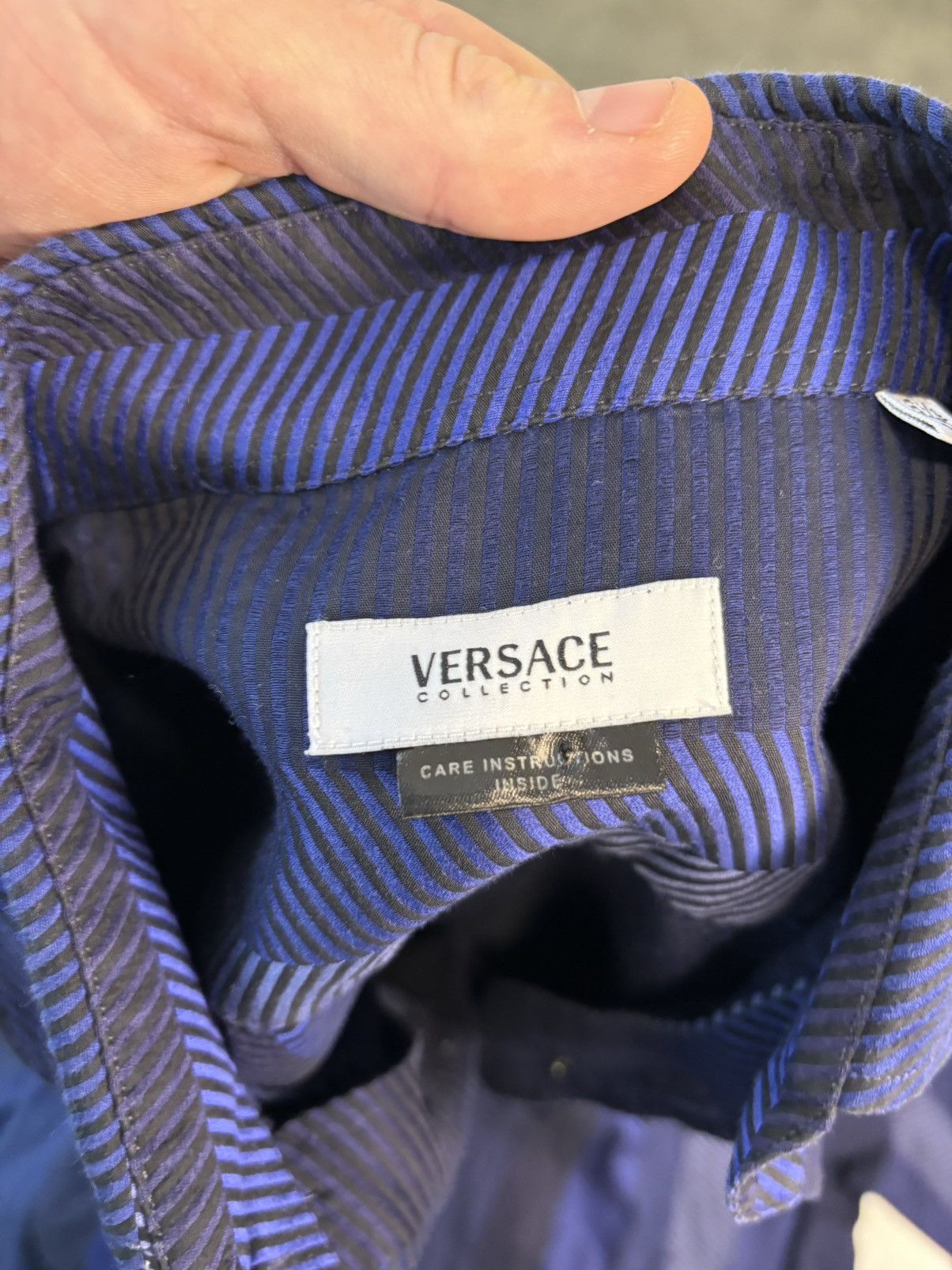 Designer × Versace × Vintage Versace Collection Dress Shirt Button Up Gianni Versace Size US M / EU 48-50 / 2 - 4 Thumbnail