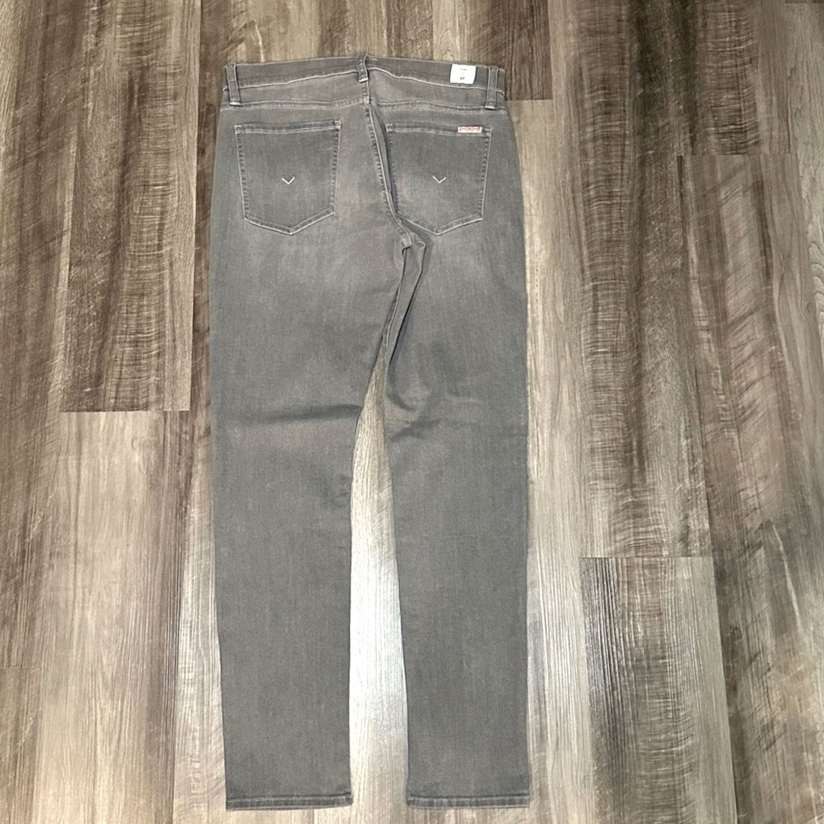 Vintage Hudson Jeans Skinny Stretch Jeans - 32 Men Gray Inseam 32 Regular Size 32 Slim Style MS9095 Size US 32 / EU 48 - 3 Thumbnail