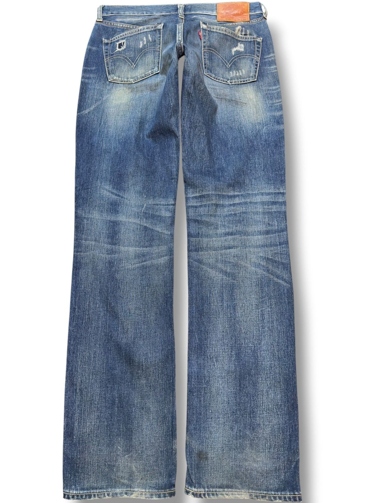 Levi's Vintage Clothing Vintage Levi’s 519 Slim Mudwash Grunge Distressed Denim Size US 32 / EU 48 - 3 Thumbnail