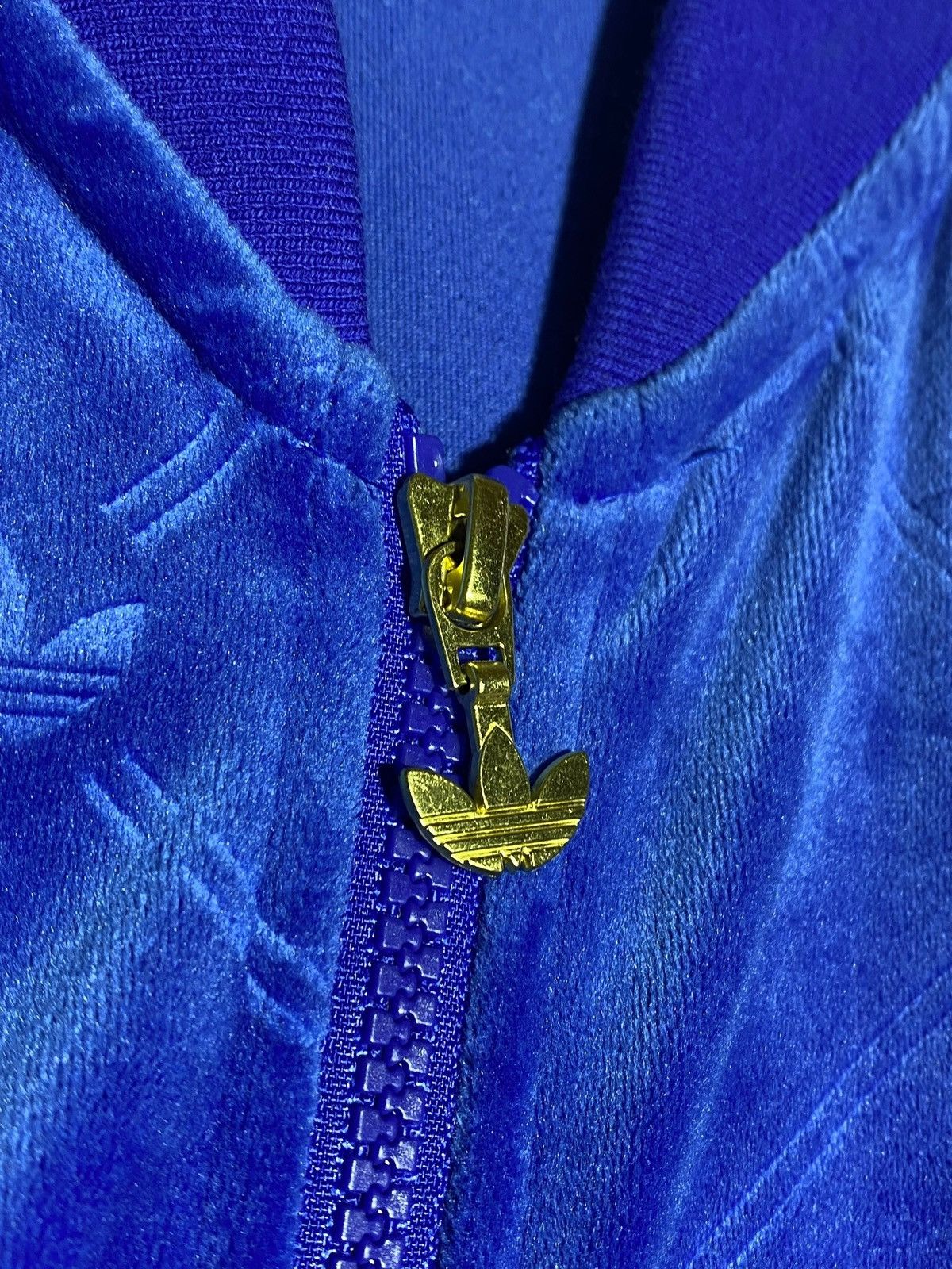 Adidas 🔥 Y2k ADIDAS VELOUR TRACK JACKET PRIMEGREEN POP ICON 🔥 Size US L / EU 52-54 / 3 - 13 Thumbnail