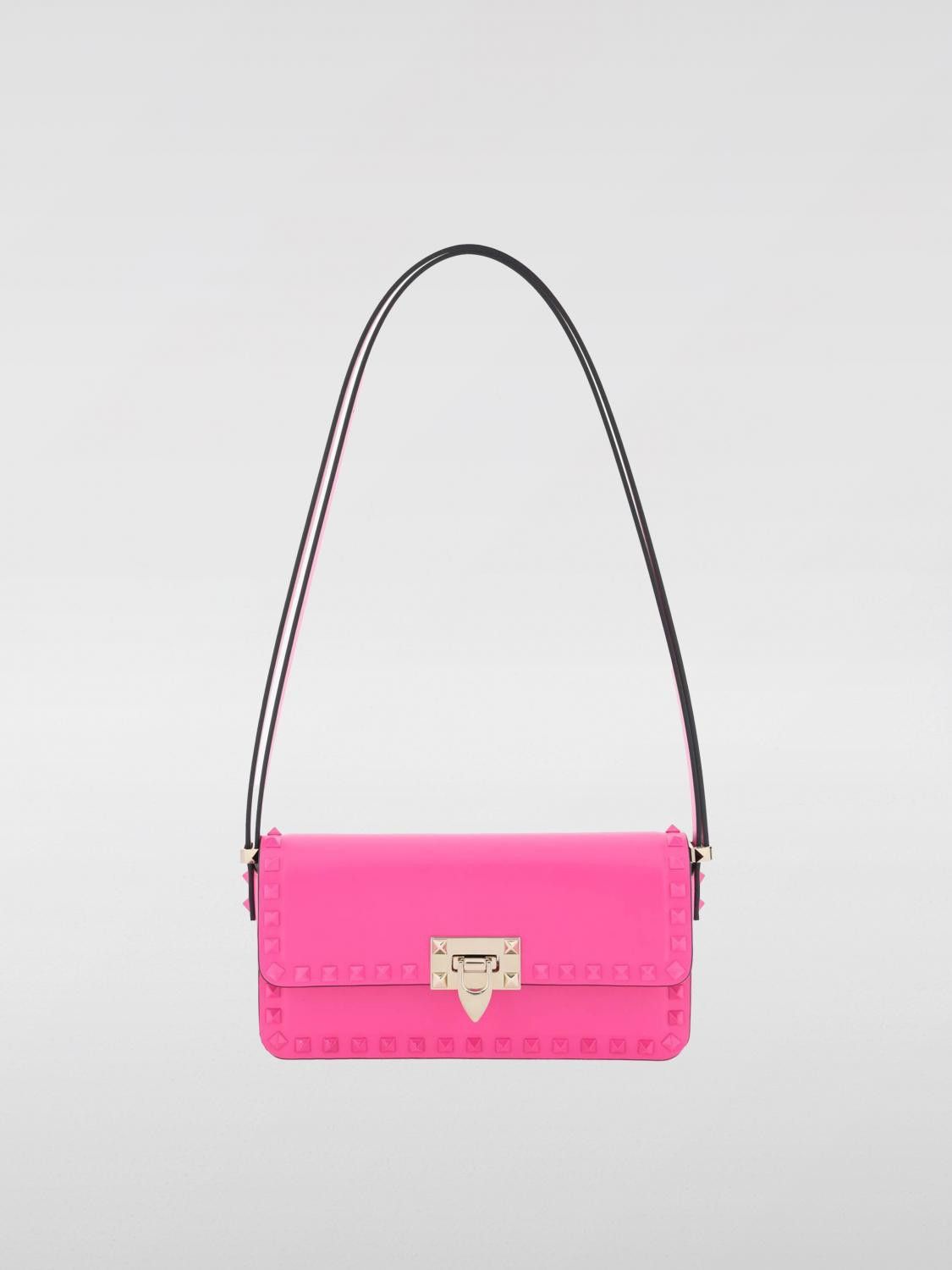Valentino o1s22i1n0924 Size: OS / Rockstud Leather Shoulder Bag Size ONE SIZE - 1 Thumbnail