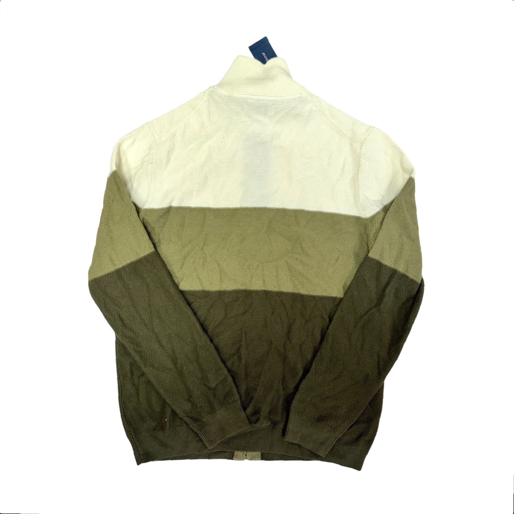 Club Room VINTAGE Club Room Macy's Elevated TBL Knit Sweater Men Size M Olive Full Zip Size US M / EU 48-50 / 2 - 2 Thumbnail