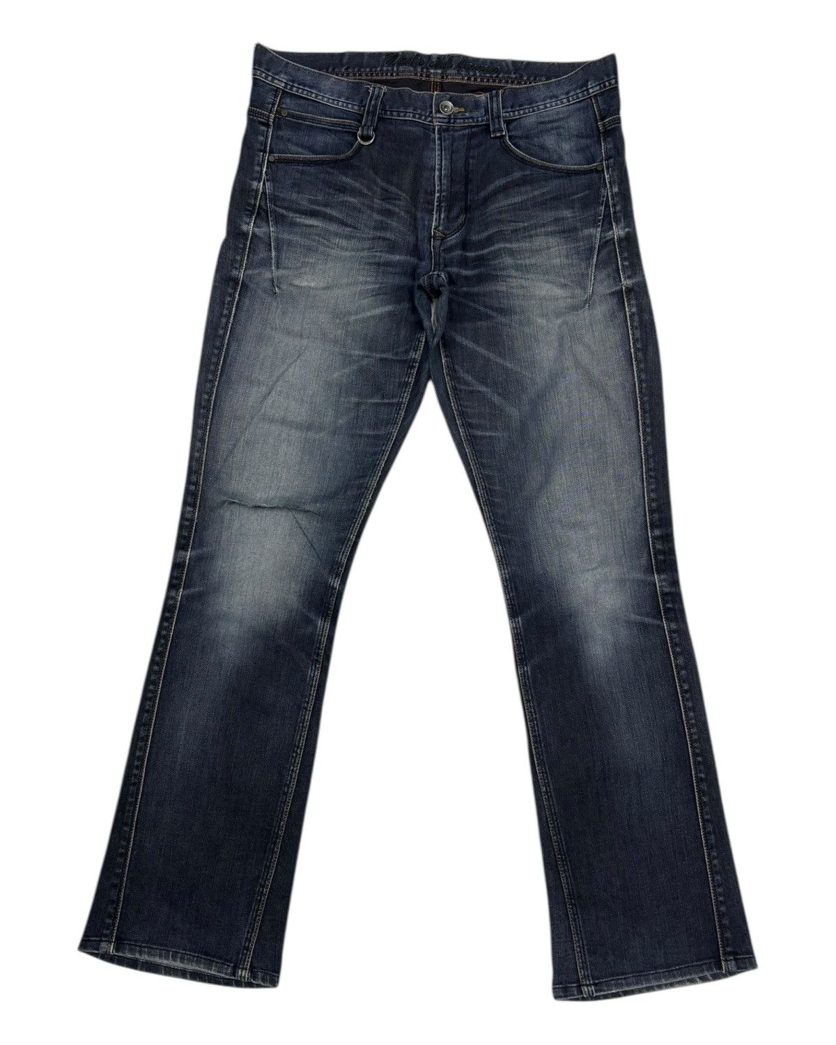HIDEAWAYS × If Six Was Nine × Nicole Club Nicole Club For Men NCFM Indigo Flared Jeans Size US 34 / EU 50 - 9 Thumbnail