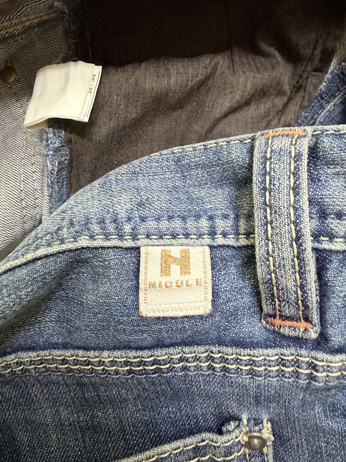HIDEAWAYS Hideaways Nicole Mud Wash Zipper Straight Cut Jeans Size US 32 / EU 48 - 17 Thumbnail