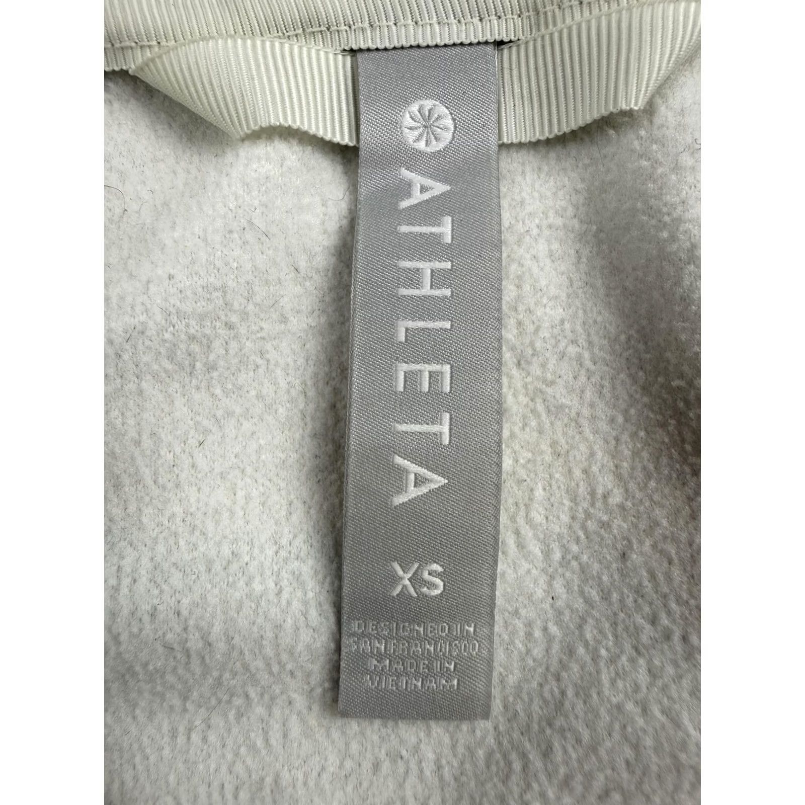 Athleta Athleta Hoodie Womens XS Gray Full Zip Fleece Thumbholes Raglan Sleeves Hoodie Sweatshirt Activewear Mens Womens Size XS / US 0-2 / IT 36-38 - 3 Thumbnail