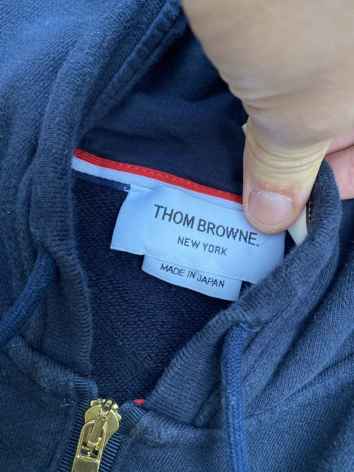 Thom Browne Thom Browne 4 Bar Hoodie Sweater Size 3 Size US L / EU 52-54 / 3 - 18 Thumbnail