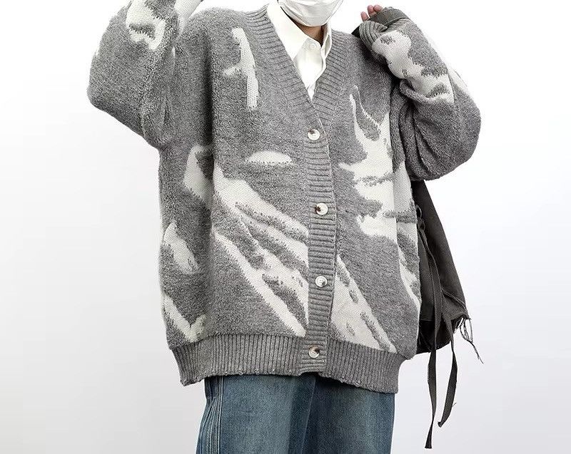 Other Streetwear Knitted Oversized Design Cardigan Sweater Size US XL / EU 56 / 4 - 2 Thumbnail