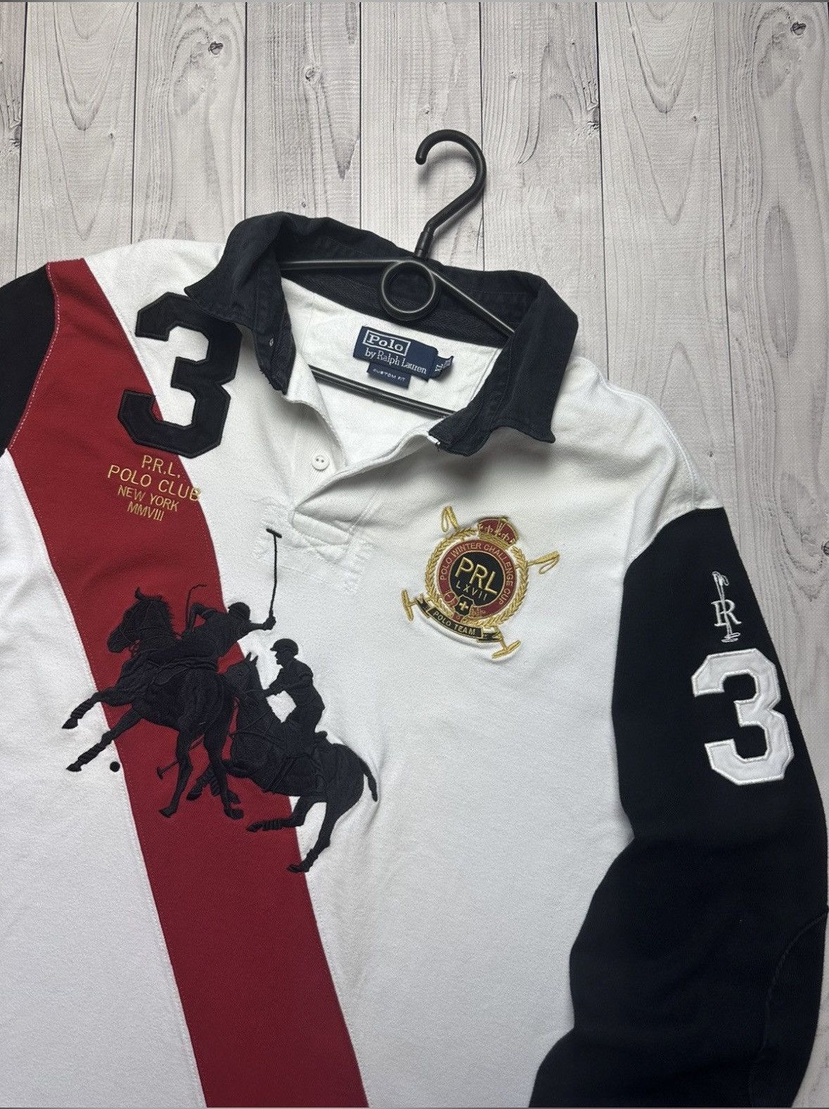 Other Vintage rugby shirt Polo Ralph Lauren big logo rare size L Size US L / EU 52-54 / 3 - 4 Thumbnail
