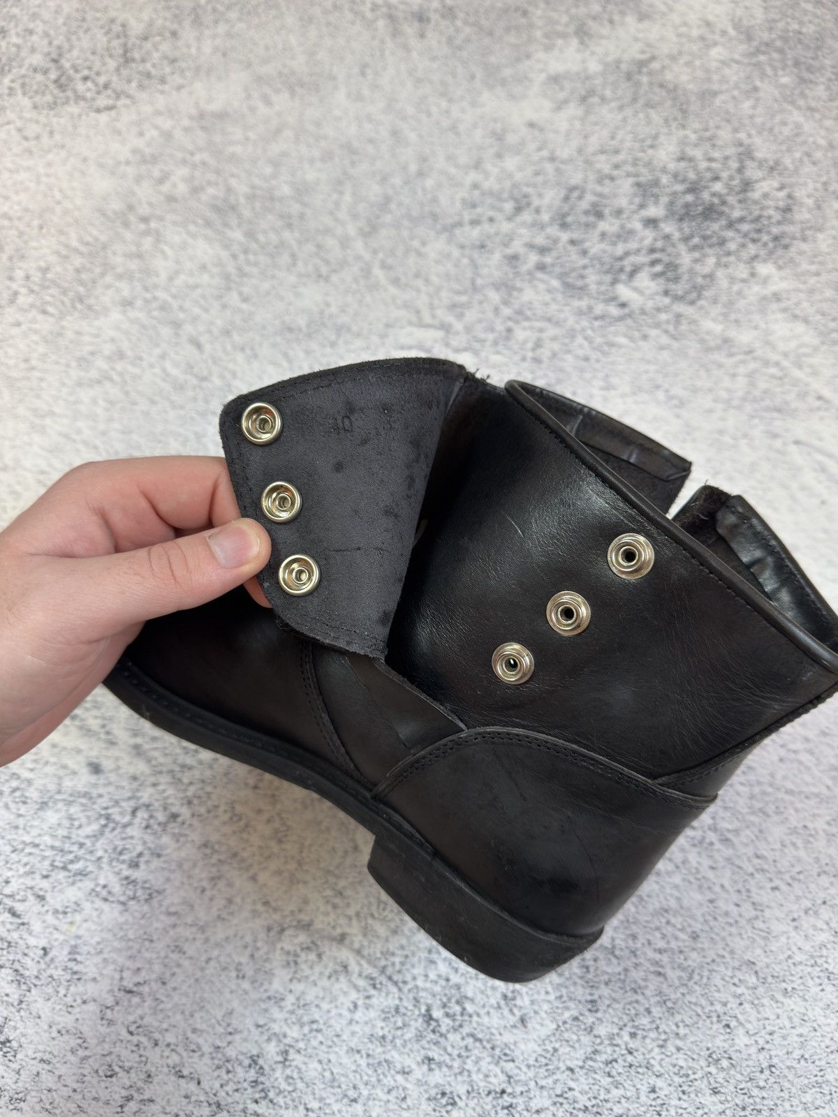 Golden Goose Golden Goose Noha Triple Strap Biker Boots Black Leather Size US 10 / IT 40 - 9 Thumbnail