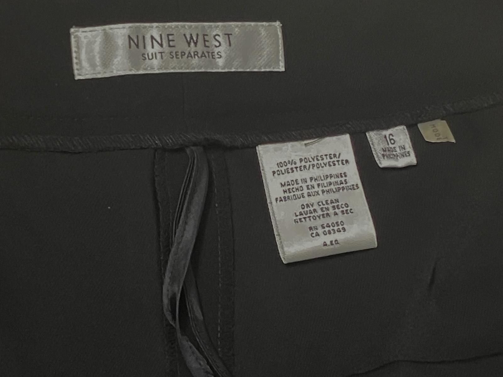 Nine West Nine West Black Straight Leg Dress Pants Size 16 Size US 32 / EU 48 - 7 Thumbnail