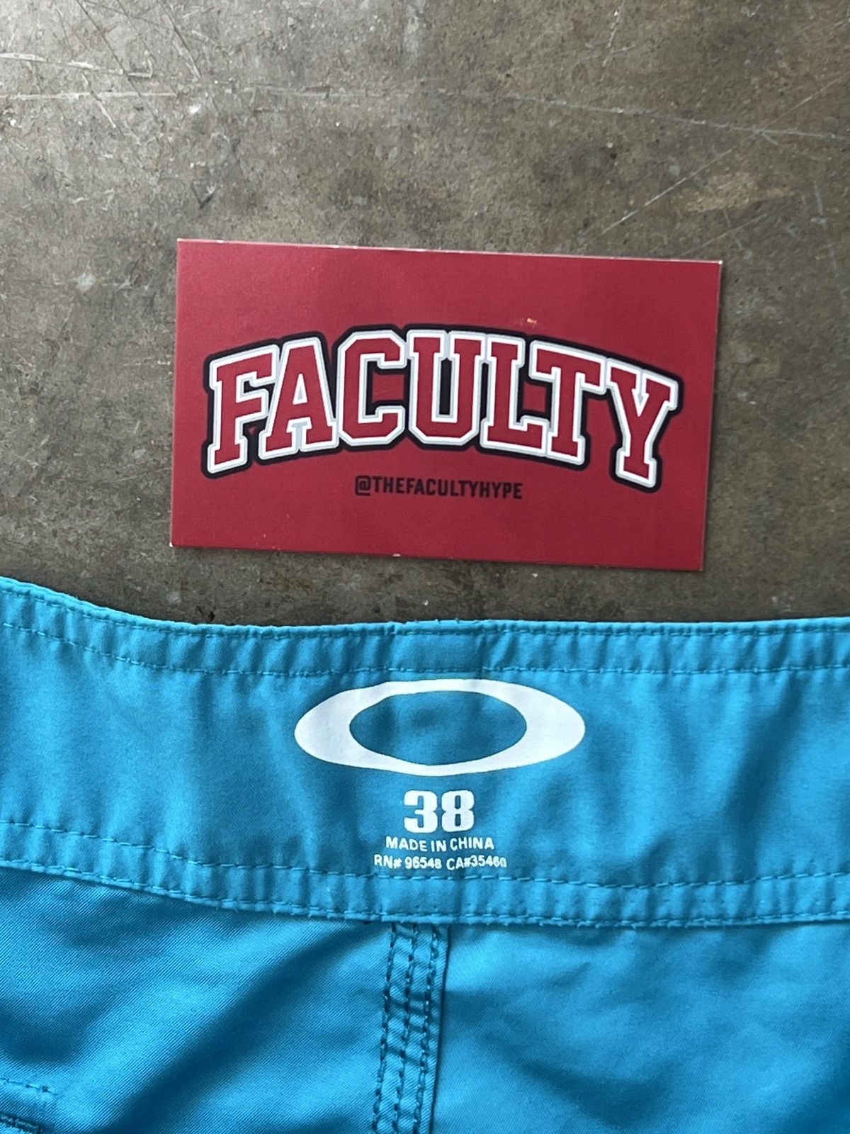 Oakley Oakley Teal Board Shorts Sz. 38 Size US 38 / EU 54 - 3 Thumbnail