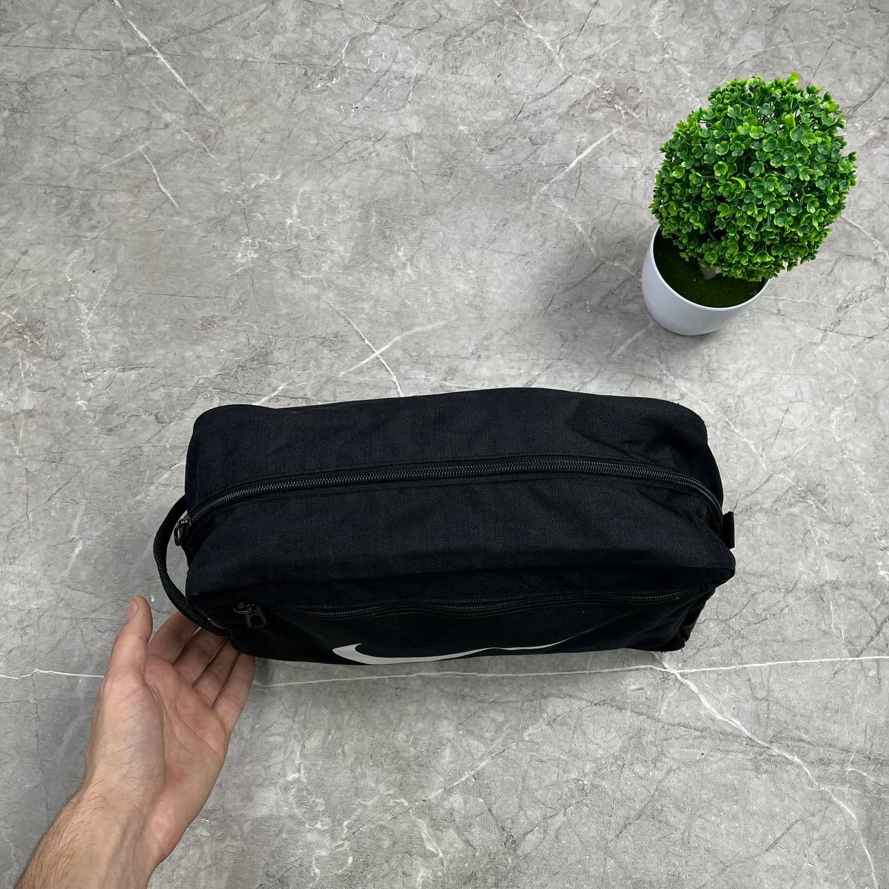 Nike Nike Big Logo Brasilia Shoes Black/White Bag Size ONE SIZE - 2 Thumbnail