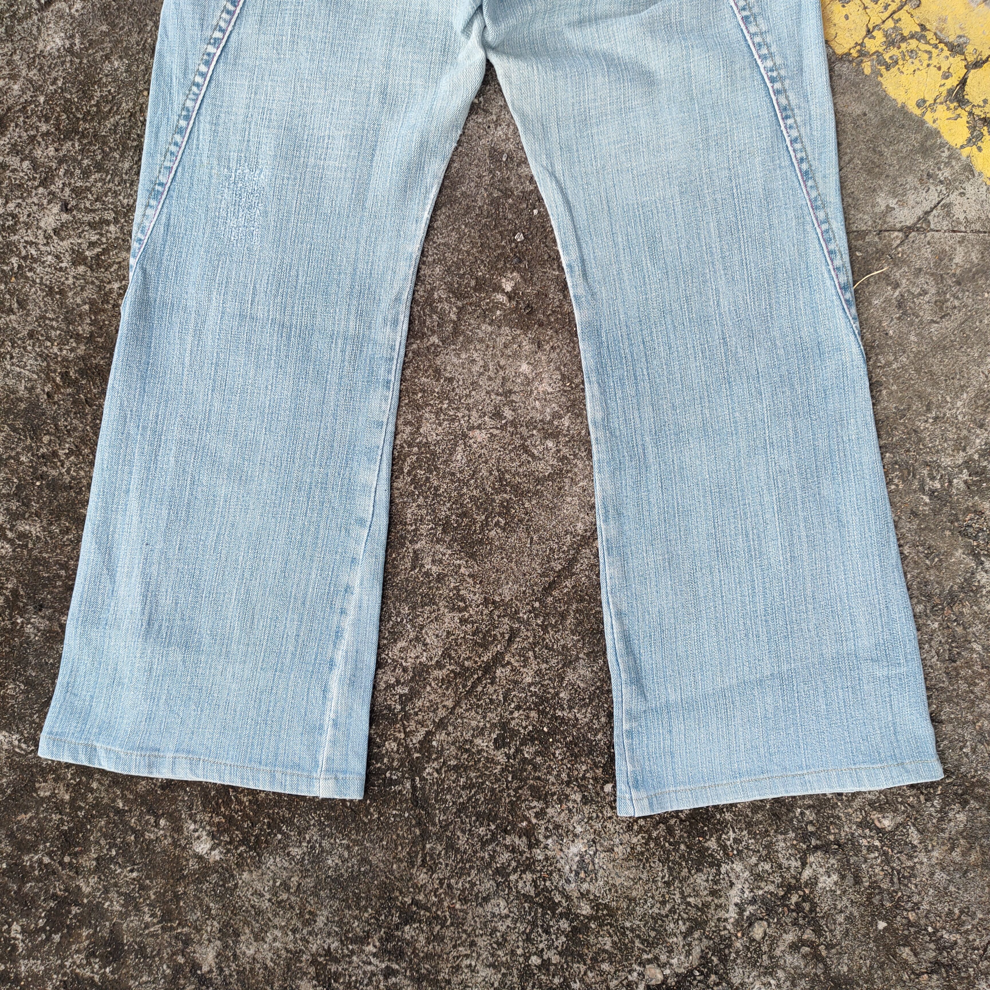 Japanese Brand Vintage Flare japanese vintage jeans denim pants Size US 32 / EU 48 - 9 Thumbnail