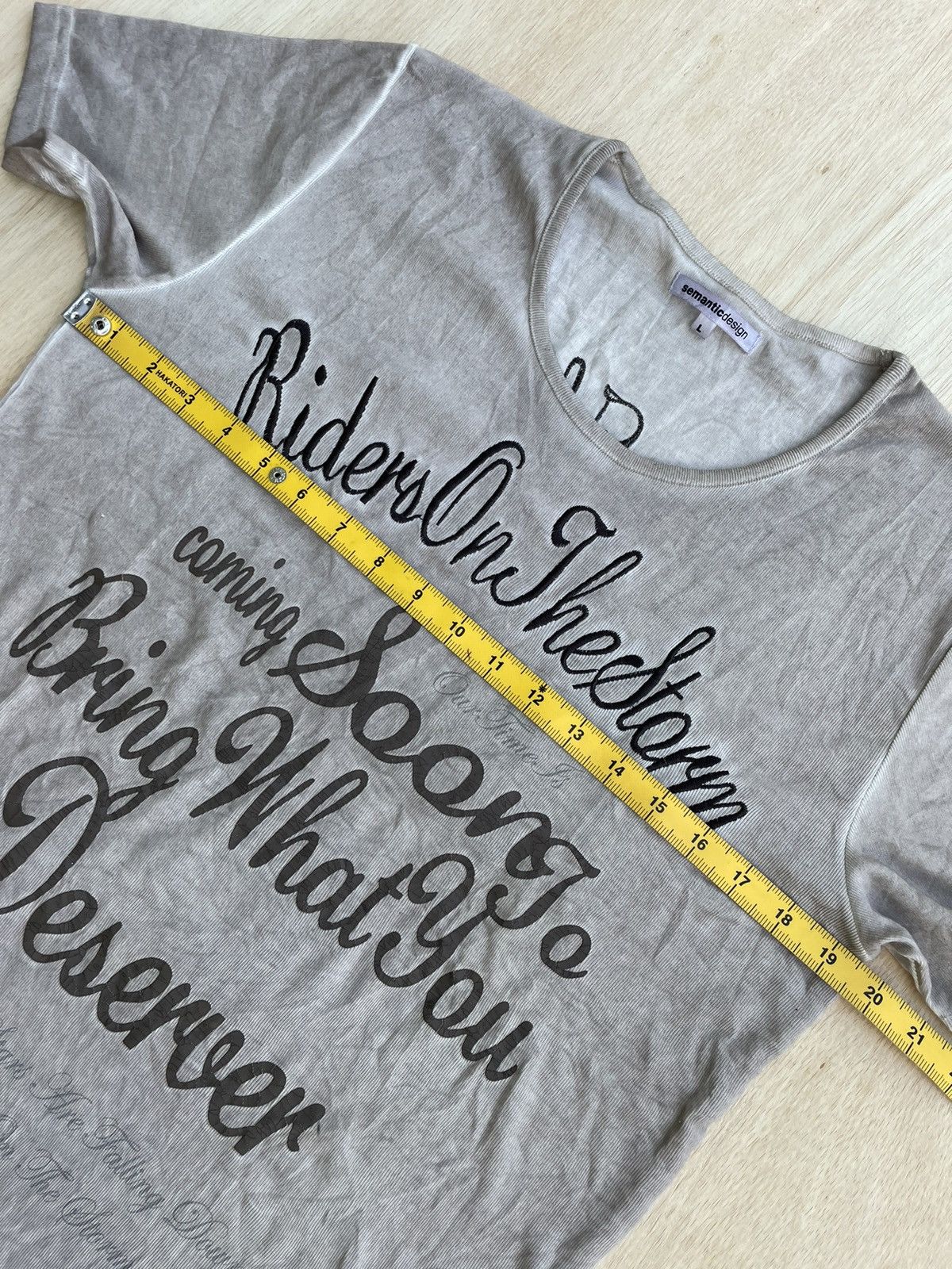 If Six Was Nine × Japanese Brand × semanticdesign Semantic Design ifsixwasnine Lgb Style Tshirt Size US L / EU 52-54 / 3 - 8 Thumbnail
