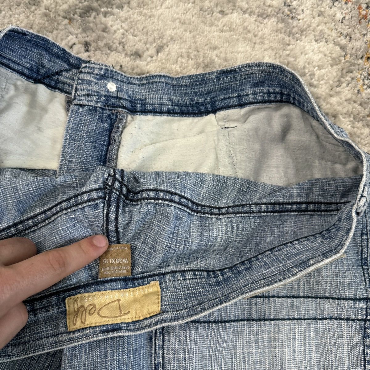 JNCO × Southpole × Vintage Vintage y2k Delf baggy southpole JNCO style faded shorts Size US 38 / EU 54 - 4 Thumbnail
