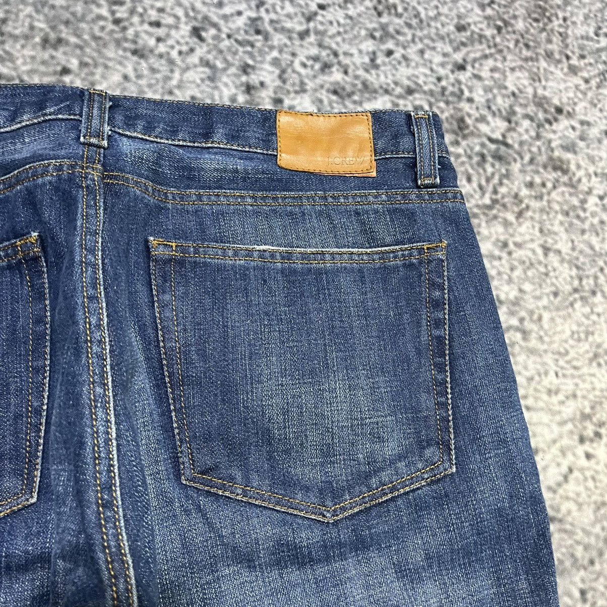 J.Crew VINTAGE J. CREW BLUE BOOTCUT FLARE WESTERN JEANS 35x32 Size US 35 - 4 Thumbnail