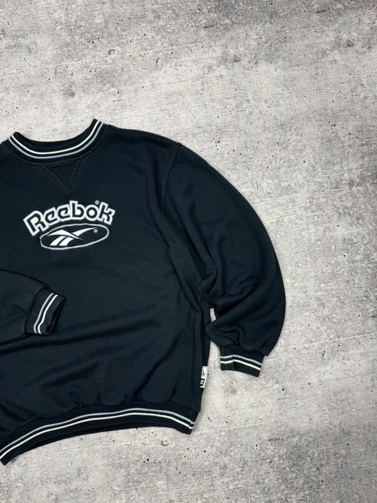 Reebok × Vintage Vintage Reebok Big Logo 90’s Y2K Style Blue Sweatshirt Size US S / EU 44-46 / 1 - 2 Thumbnail