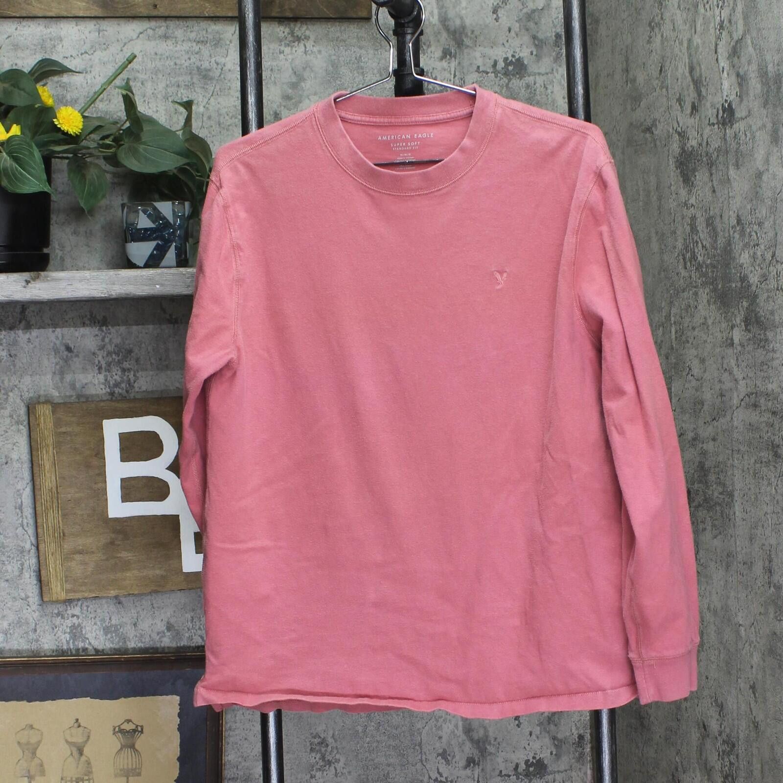 American Eagle Outfitters American Eagle Standard Fit T-shirt Heavyweight Pale Red S Size US S / EU 44-46 / 1 - 1 Thumbnail