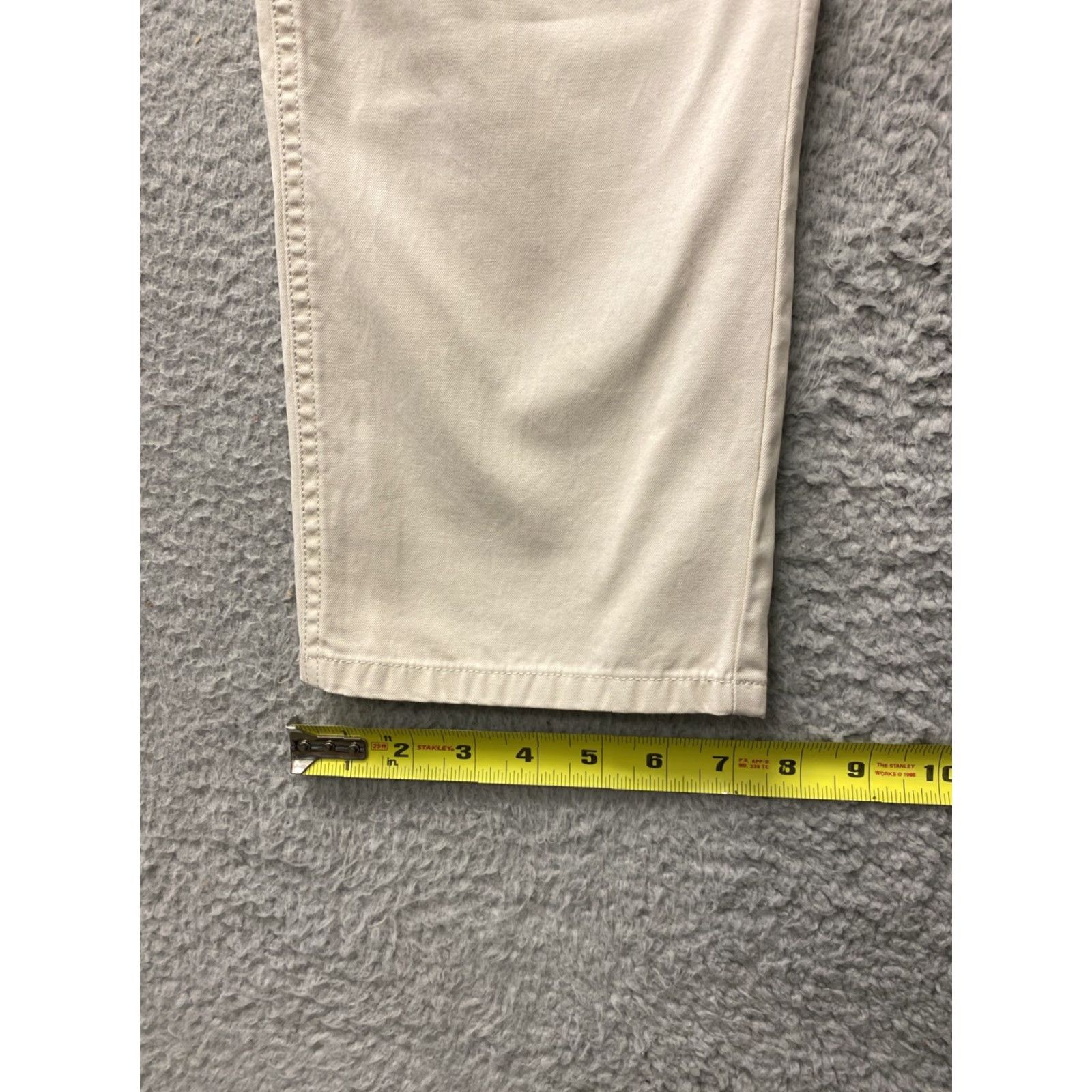 Bonobos Bonobos Slim Chino Pants Mens 32x32 Beige Cotton Zip Flat Front Slim Tapered Beiges 90s? Size US 32 / EU 48 - 6 Thumbnail