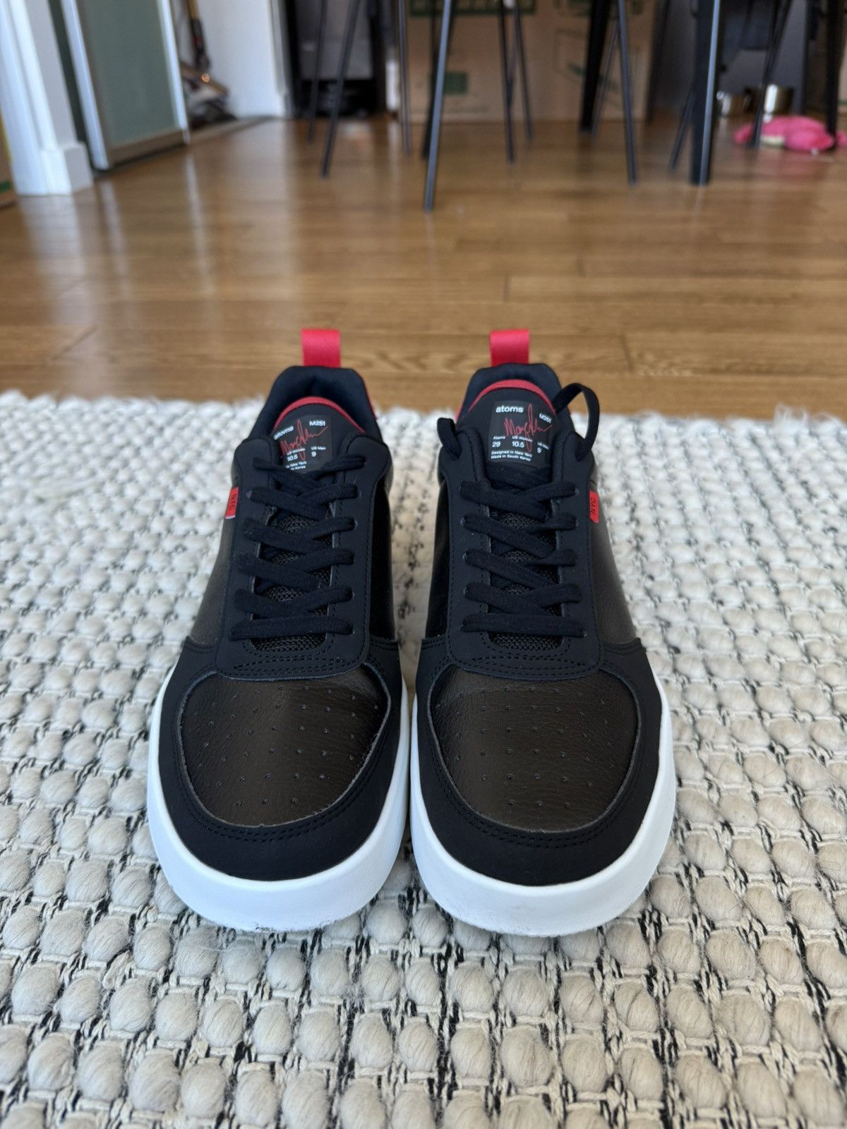 Other Atoms x MKBHD Low Sneaker | Black & Red | Men’s 9 Size US 9 / EU 42 - 3 Thumbnail