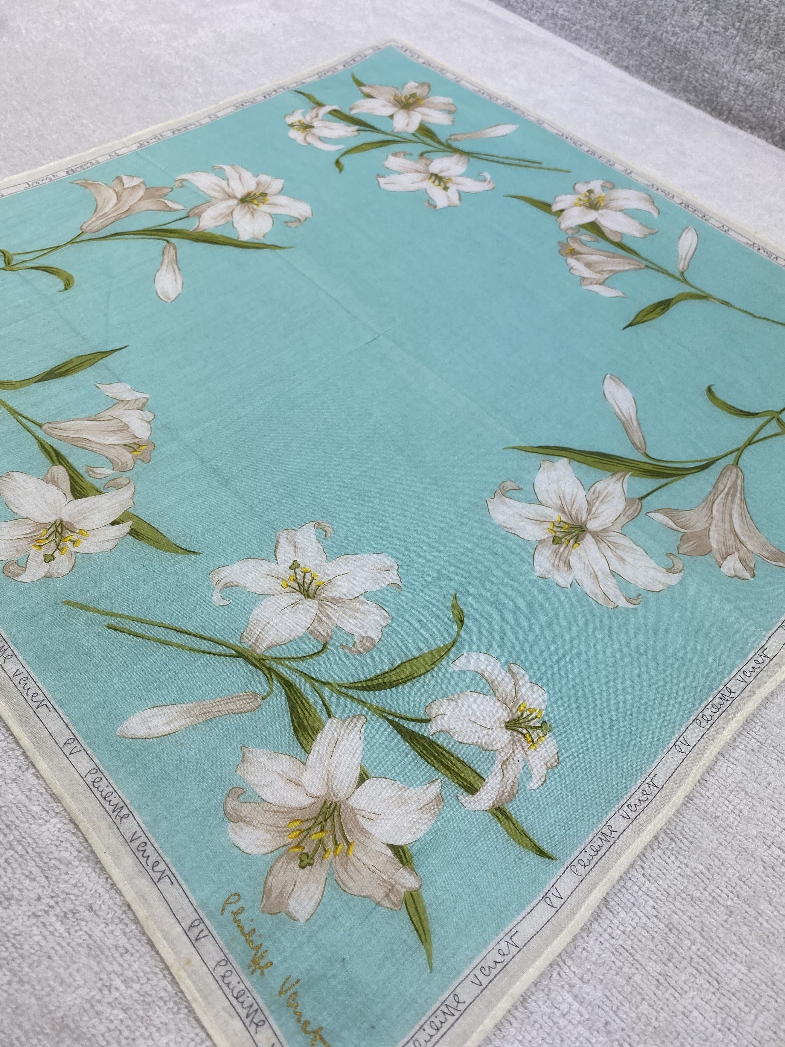 Vintage Philippe Venet Handkerchief / Bandana / Neckerchief Size ONE SIZE - 4 Thumbnail
