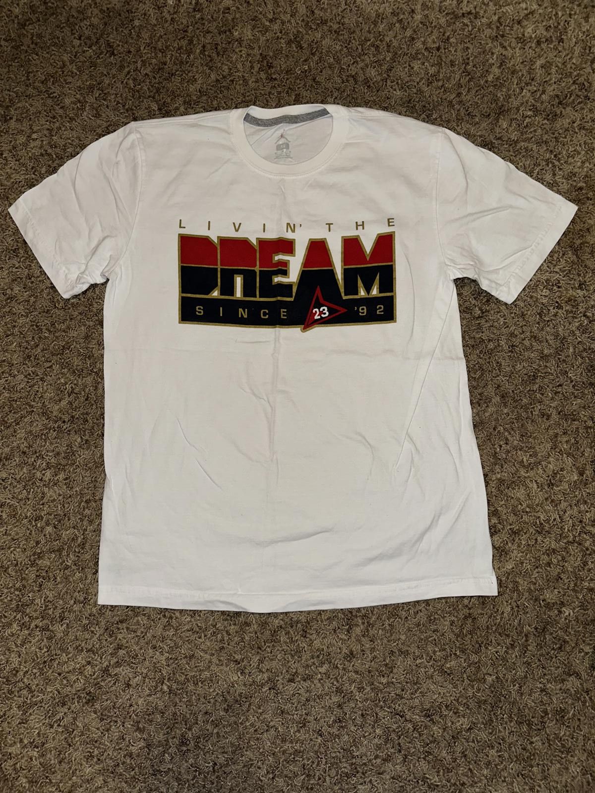 Nike Vintage Jordan VII Olympic Living The Dream T-Shirt Size US M / EU 48-50 / 2 - 1 Thumbnail