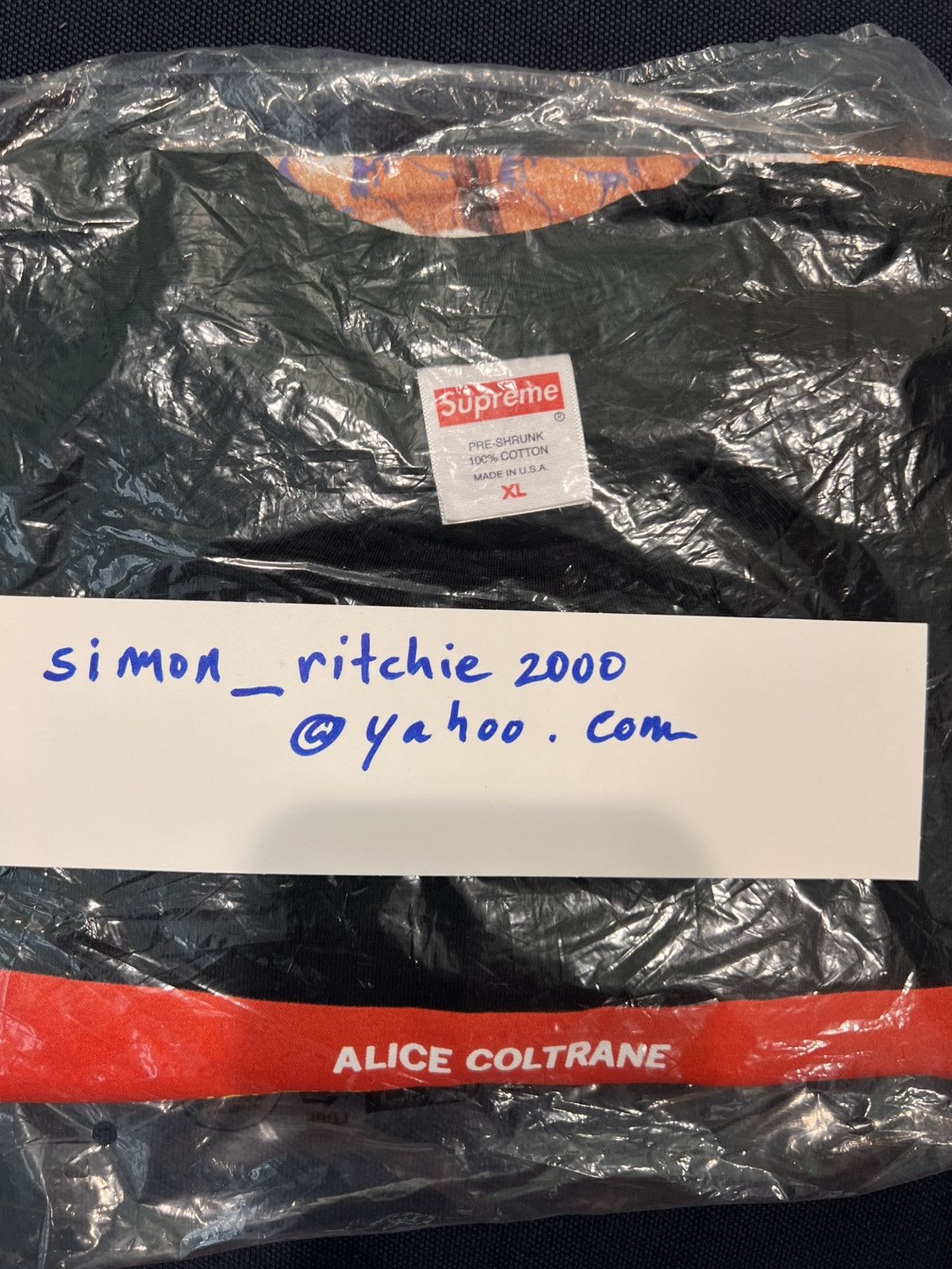 Supreme Supreme Alice Coltrane Satchidananda Tee XL SS24 DSWT Size US XL / EU 56 / 4 - 4 Thumbnail