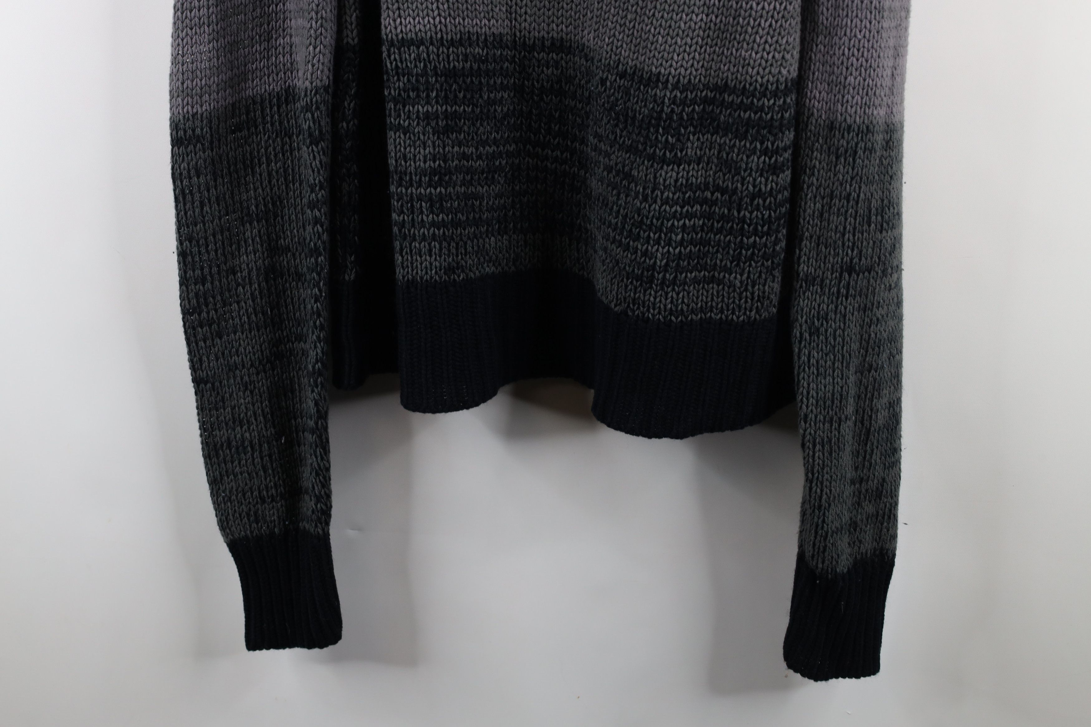 Vintage Vintage 70s Streetwear Ribbed Cable Knit Crewneck Sweater Size US XL / EU 56 / 4 - 10 Thumbnail