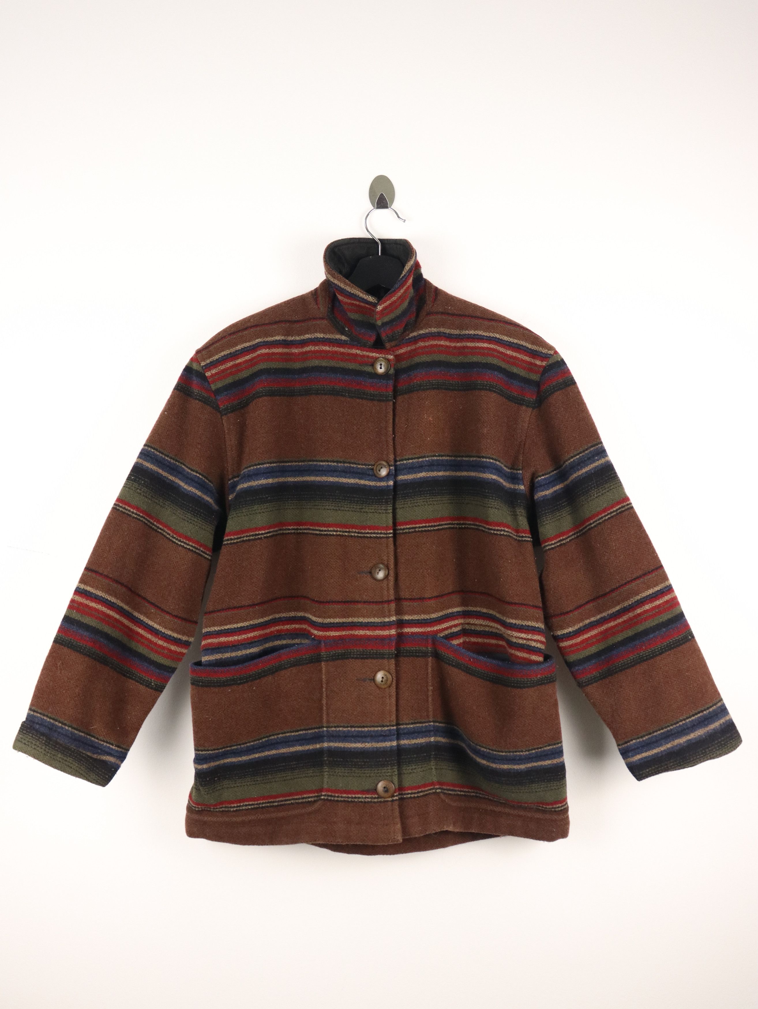 Woolrich Woolen Mills Vintage Woolrich Wool Navajo Striped Jacket Size US S / EU 44-46 / 1 - 3 Thumbnail