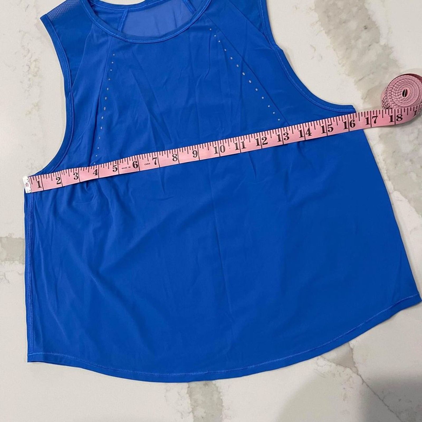 Lululemon Lululemon Athletica Sculpt Cropped TankTop Blue Womens Small Size S / US 4 / IT 40 - 5 Thumbnail