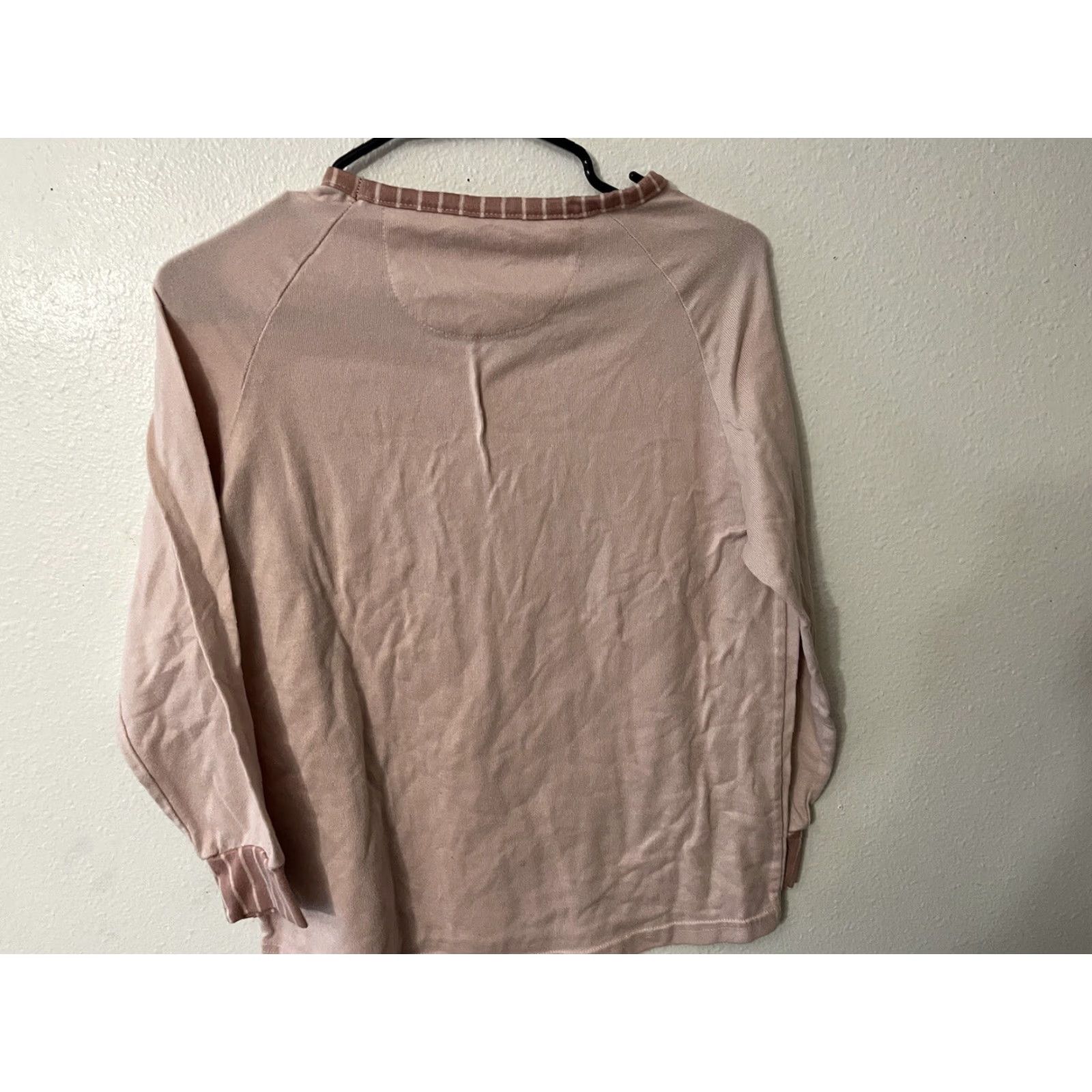 Isaac Mizrahi Isaac Mizrahi Live! Essentials Crew Neck Long Sleeve T-Shirt Pink Lounge Sleep M Size M / US 6-8 / IT 42-44 - 3 Thumbnail
