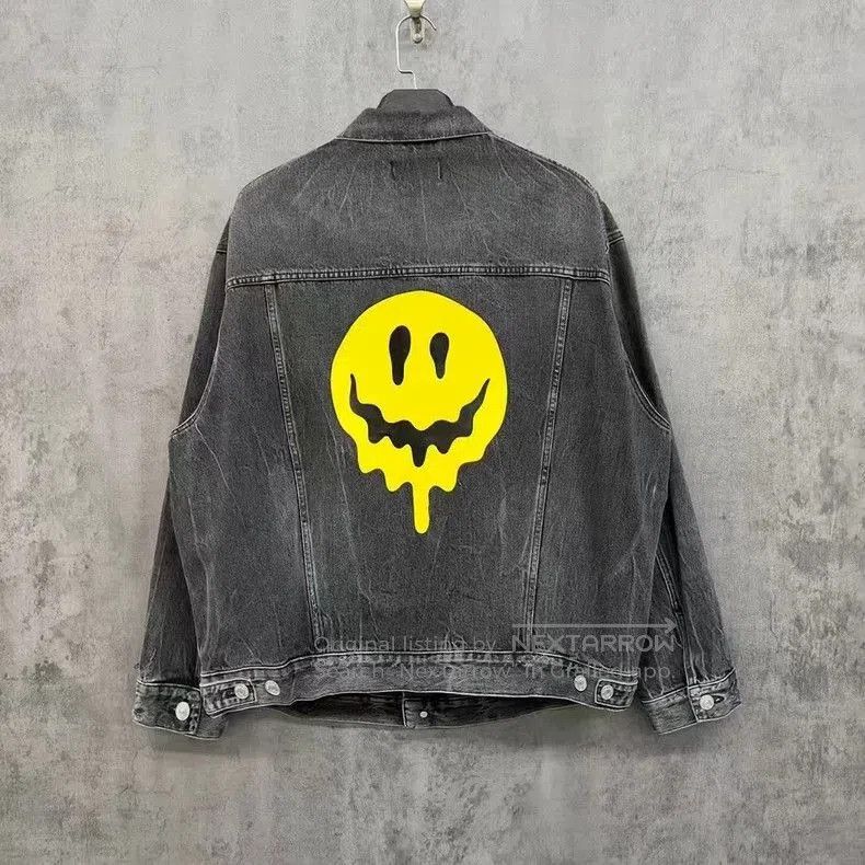 Balenciaga Balenciaga Ghost Face Logo Denim Jacket. Size US XS / EU 42 / 0 - 1 Thumbnail