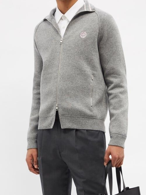 Alexander McQueen o1y1024 Cardigan In Grey Size US XL / EU 56 / 4 - 2 Thumbnail