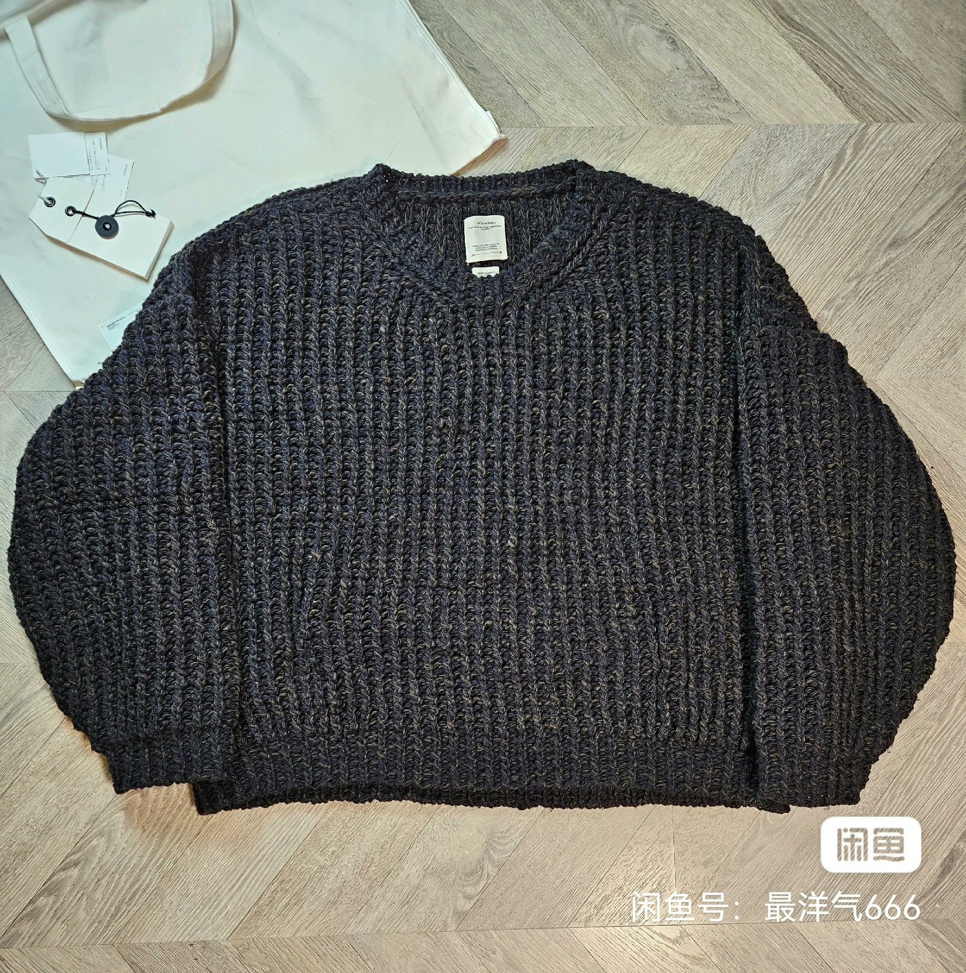 Visvim VISVIM 20AW AMPLUS HAND-KNIT CREW Size US XL / EU 56 / 4 - 1 Thumbnail